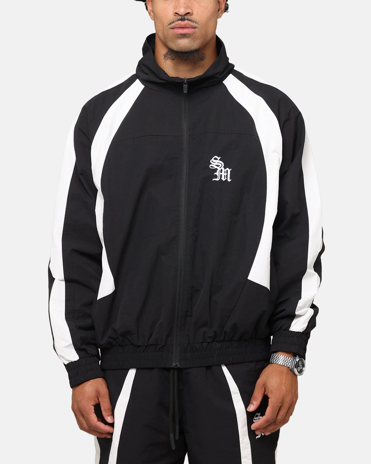 Saint Morta Oblivion Windbreaker Jacket Black/White Child