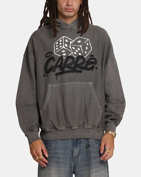 Carre Players Choice Hoodie Washed Charcoal Neutral palette Chest pocket