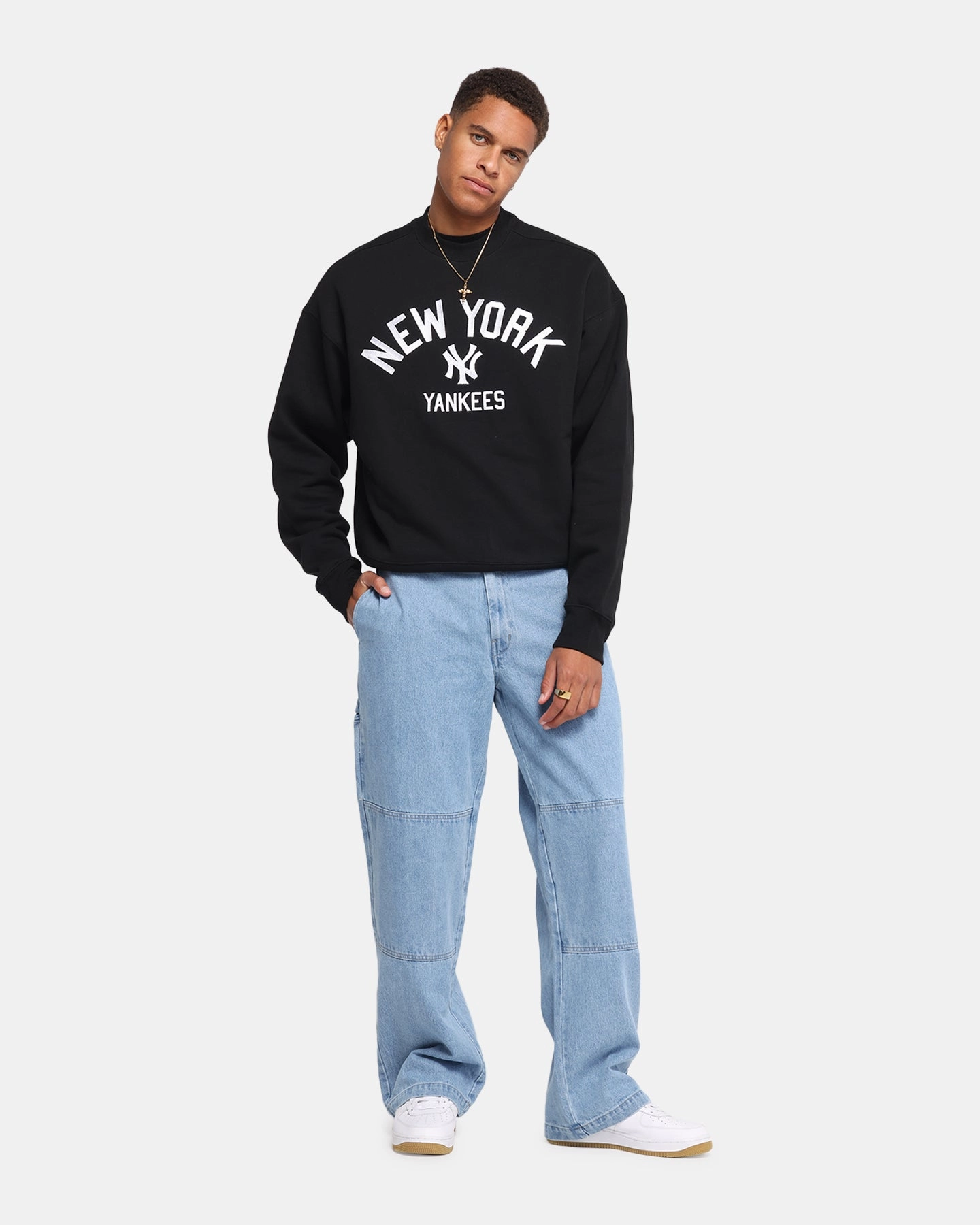 Dickies 82-283AU Denim Jeans Light Indigo Air Circulation Premium Stretch