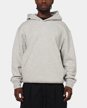 Jordan Brooklyn Fleece Pullover Hoodie Grey Heather/White Street Feel