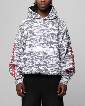Low Profile Branding Loiter Soho Hoodie Snow Camo