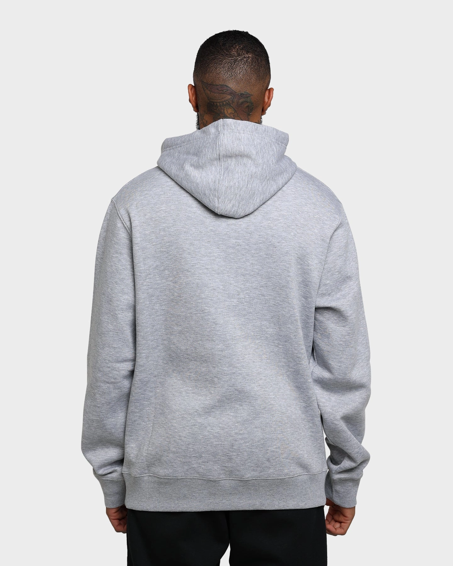 Russell Athletic Originals Small Arch Hoodie Grey Marle AdjustableCuffs Mouthwash