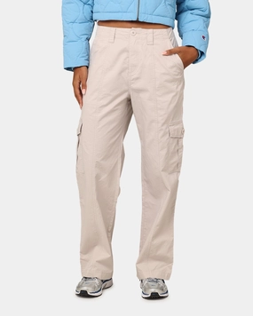 X-Girl Work Cargo Pants White Sand Active Stretch RuggedDurability