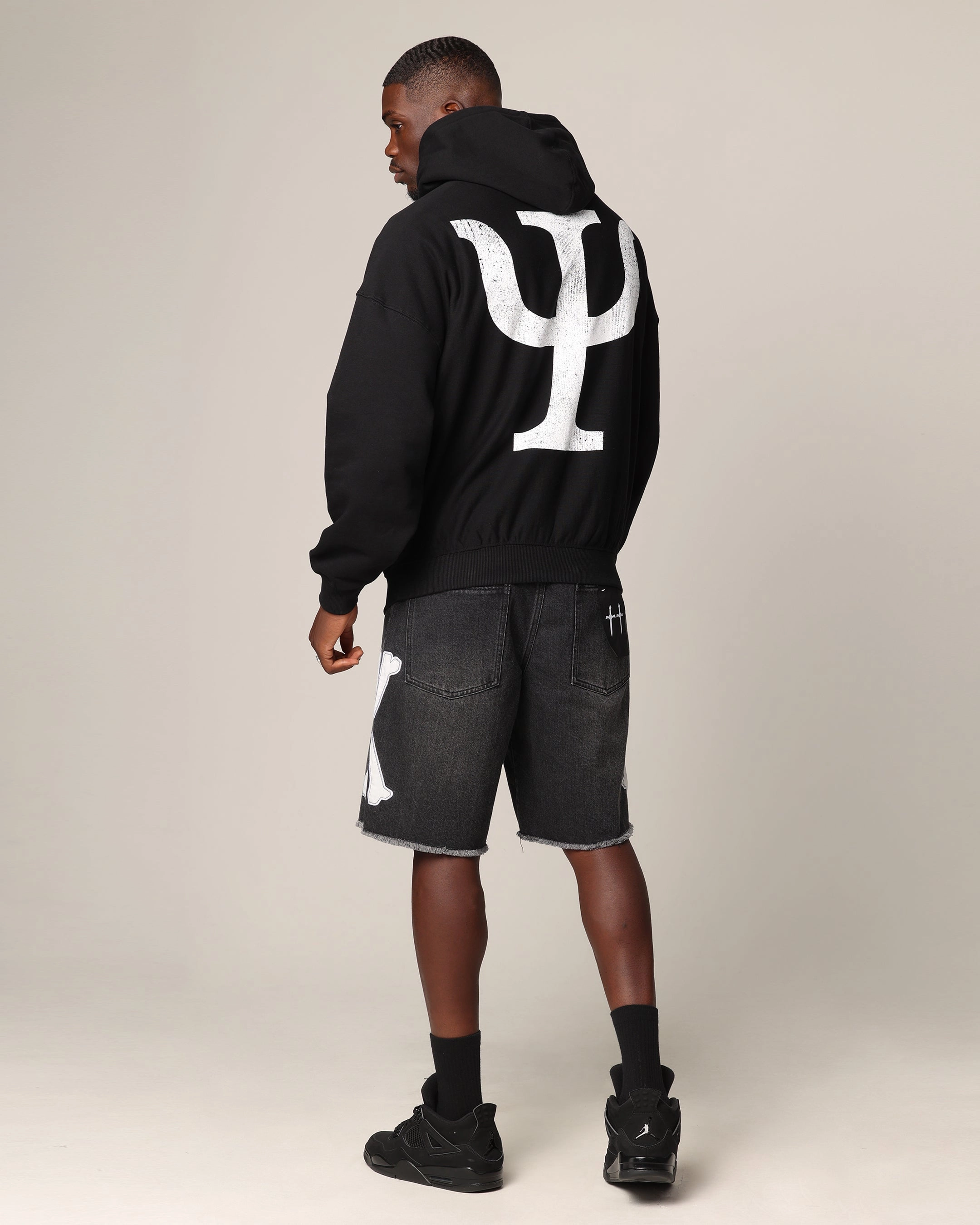 runner Anti Pilling Saint Morta Olympia Hoodie Black