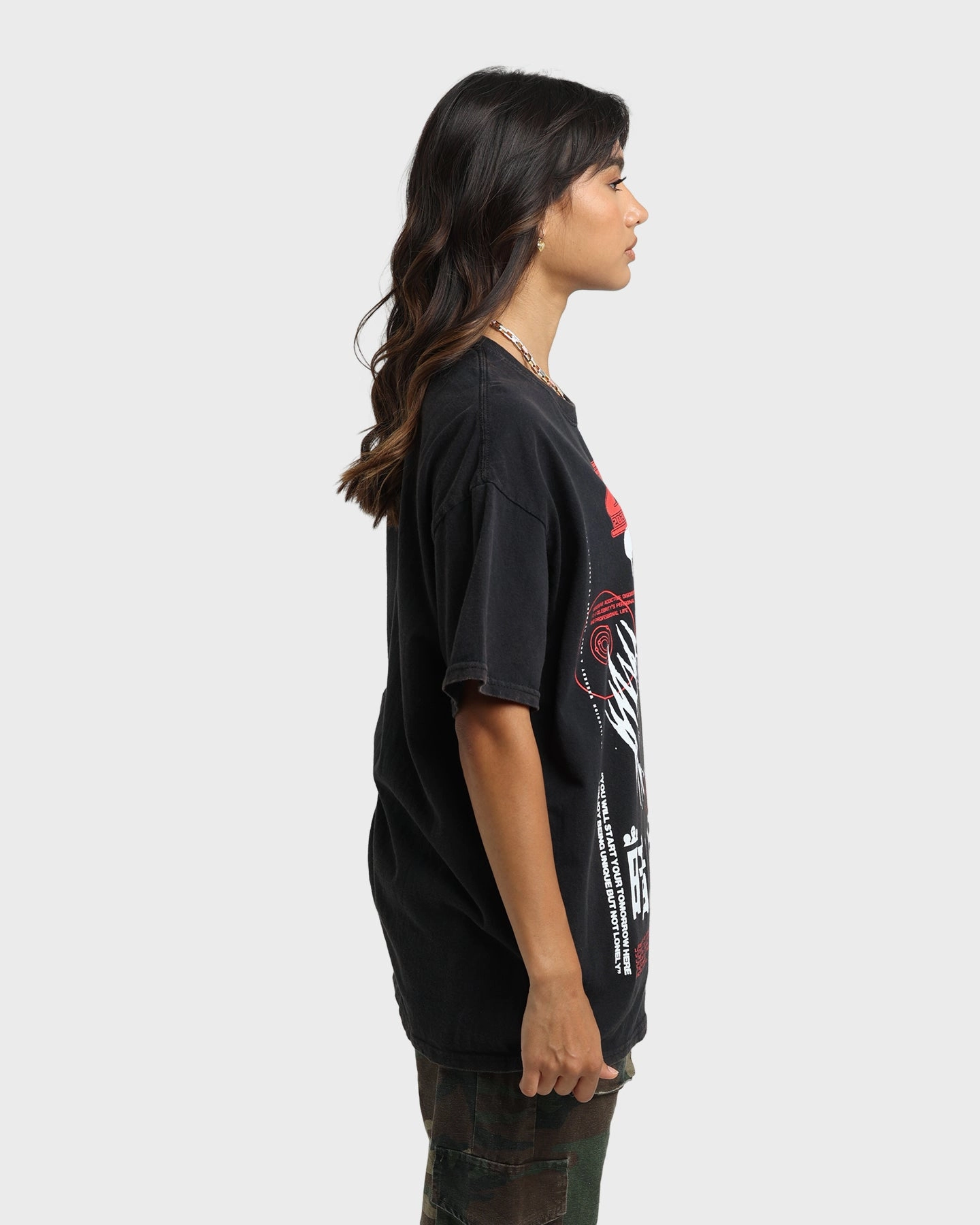 Goat Crew Korea T-Shirt Black Wash Active Fashion