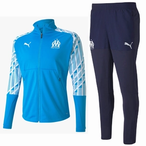 Olympique Marseille pre-match training presentation tracksuit 2021 - Puma ReinforcedKnees preference venue