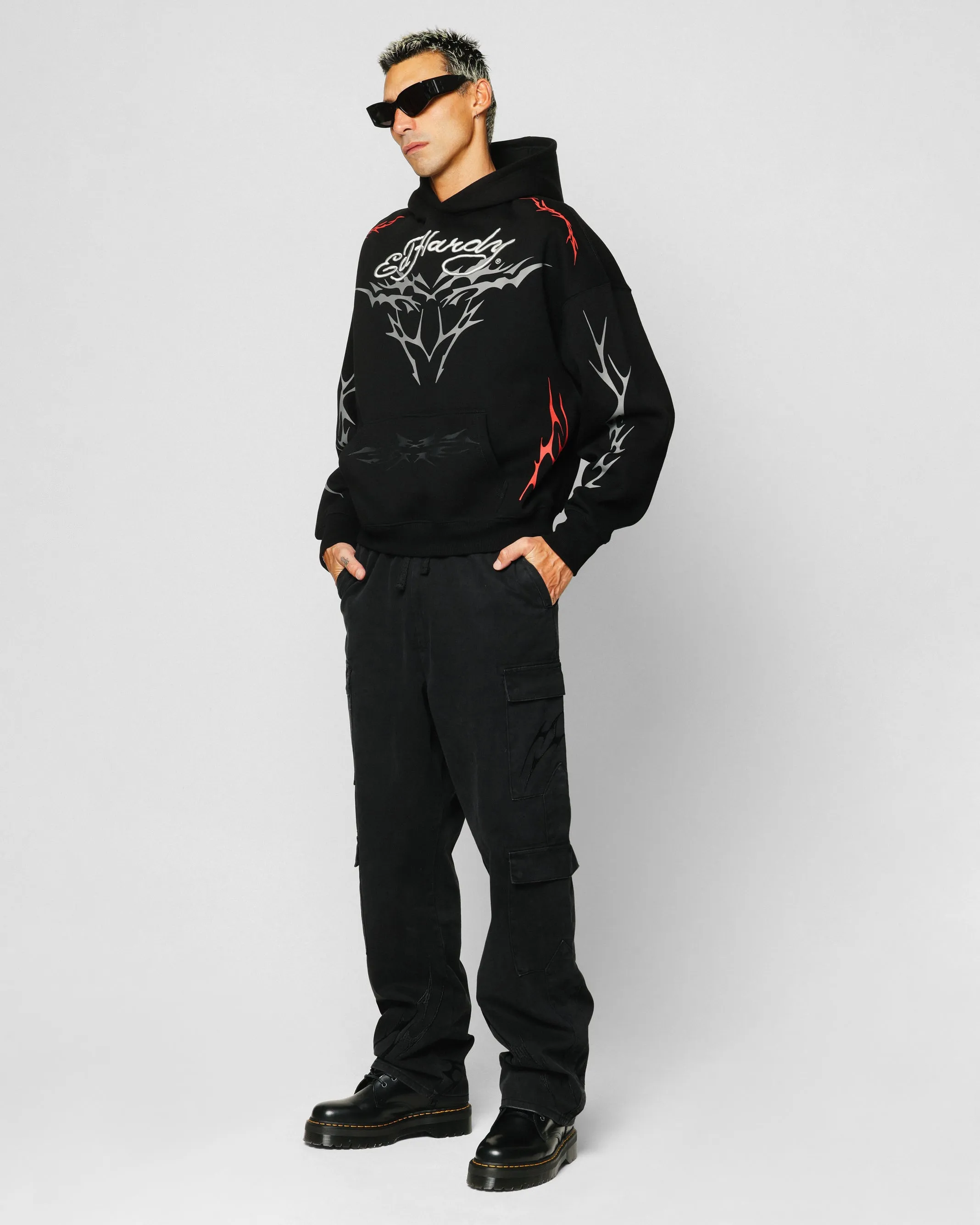 Opinion Ed Hardy Electric Hoodie Black