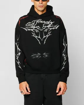 Badge Bargain Ed Hardy Electric Hoodie Black