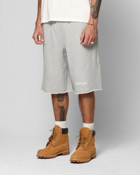 Practical Style Ed Hardy Baggy Fleece Shorts Grey Marle