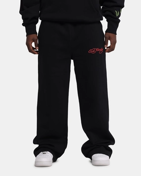 Windproof coating Ed Hardy Cherry Trackpants Black
