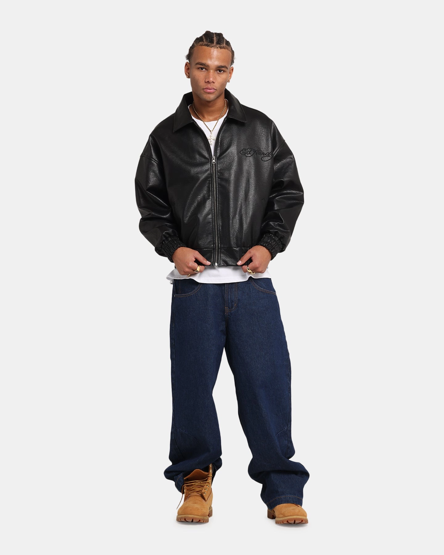 Ed Hardy Eagle Jacket Black Elderly Premium