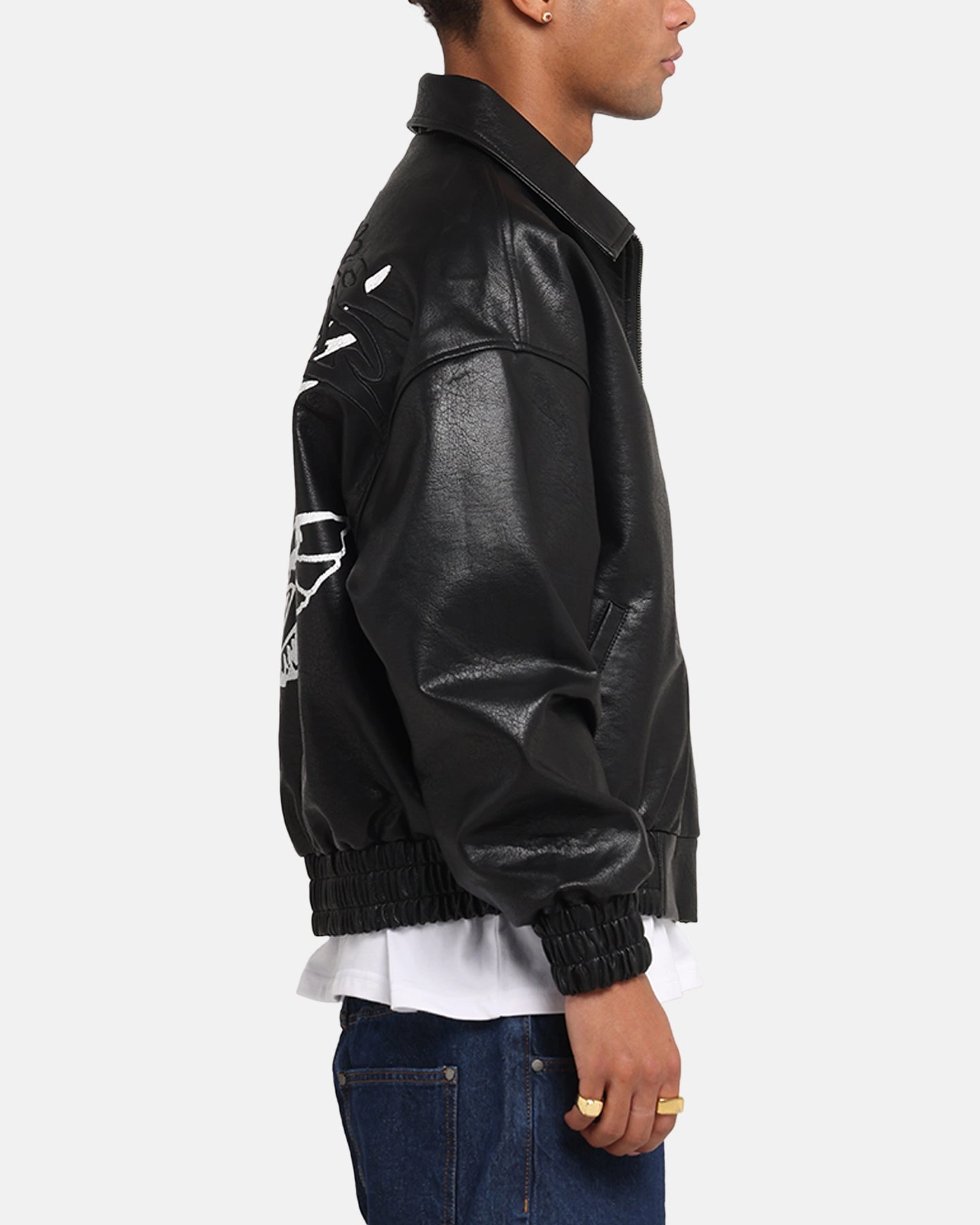 Ed Hardy Eagle Jacket Black belt Secure