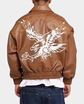 Ed Hardy Eagle Jacket Brown Ability