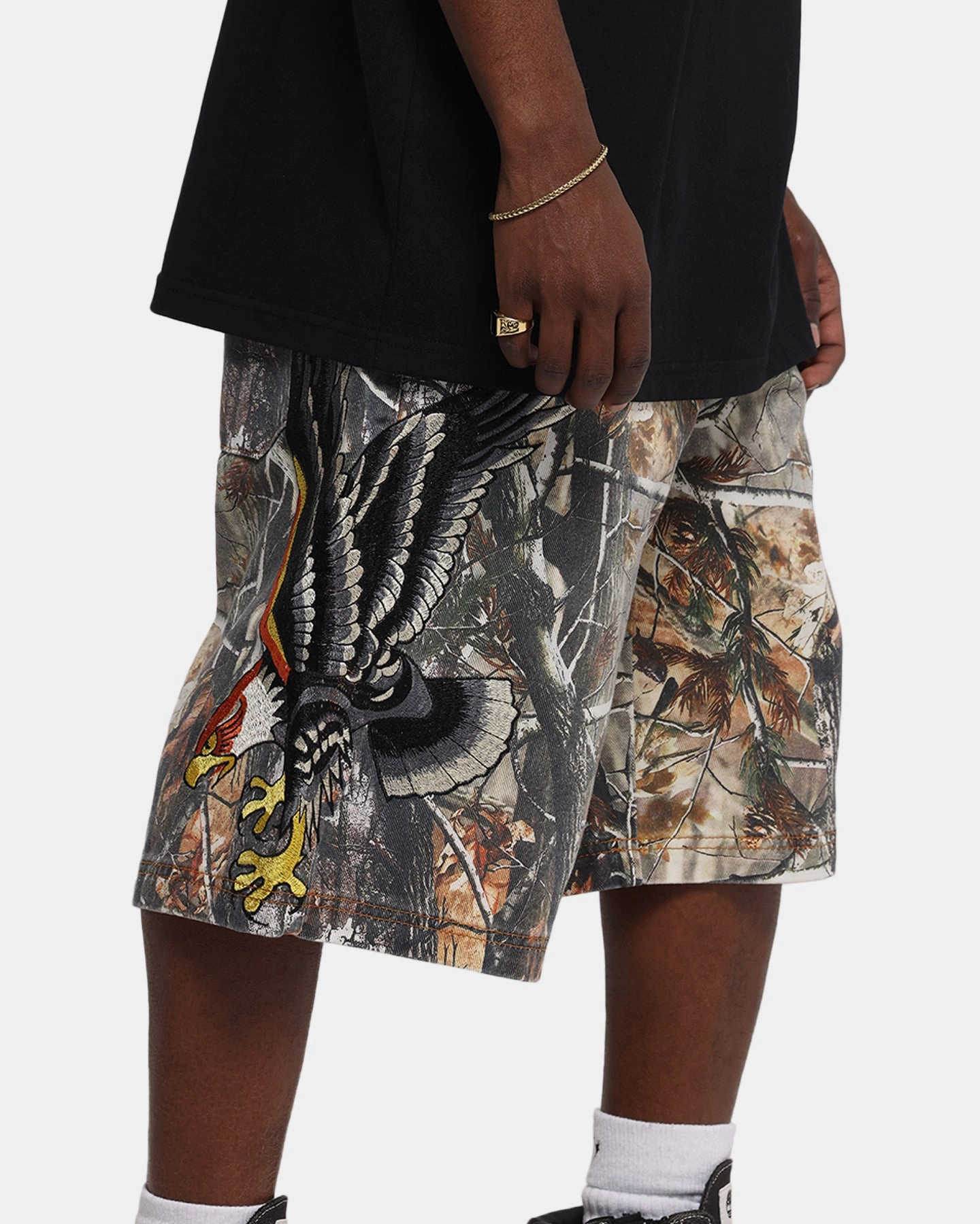 Breathable Layer Ed Hardy Eagle Jorts Real Tree Camo