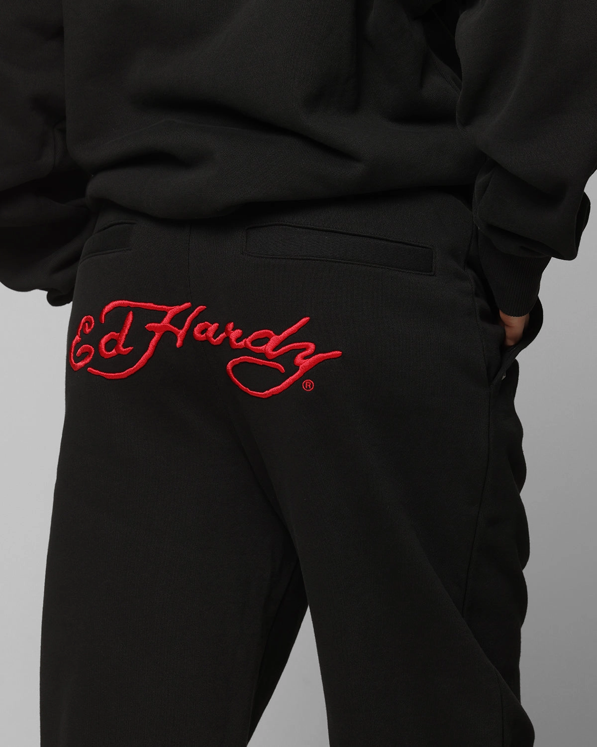 Lined interior Chic casual Ed Hardy Ed Hardy Track Pants Black