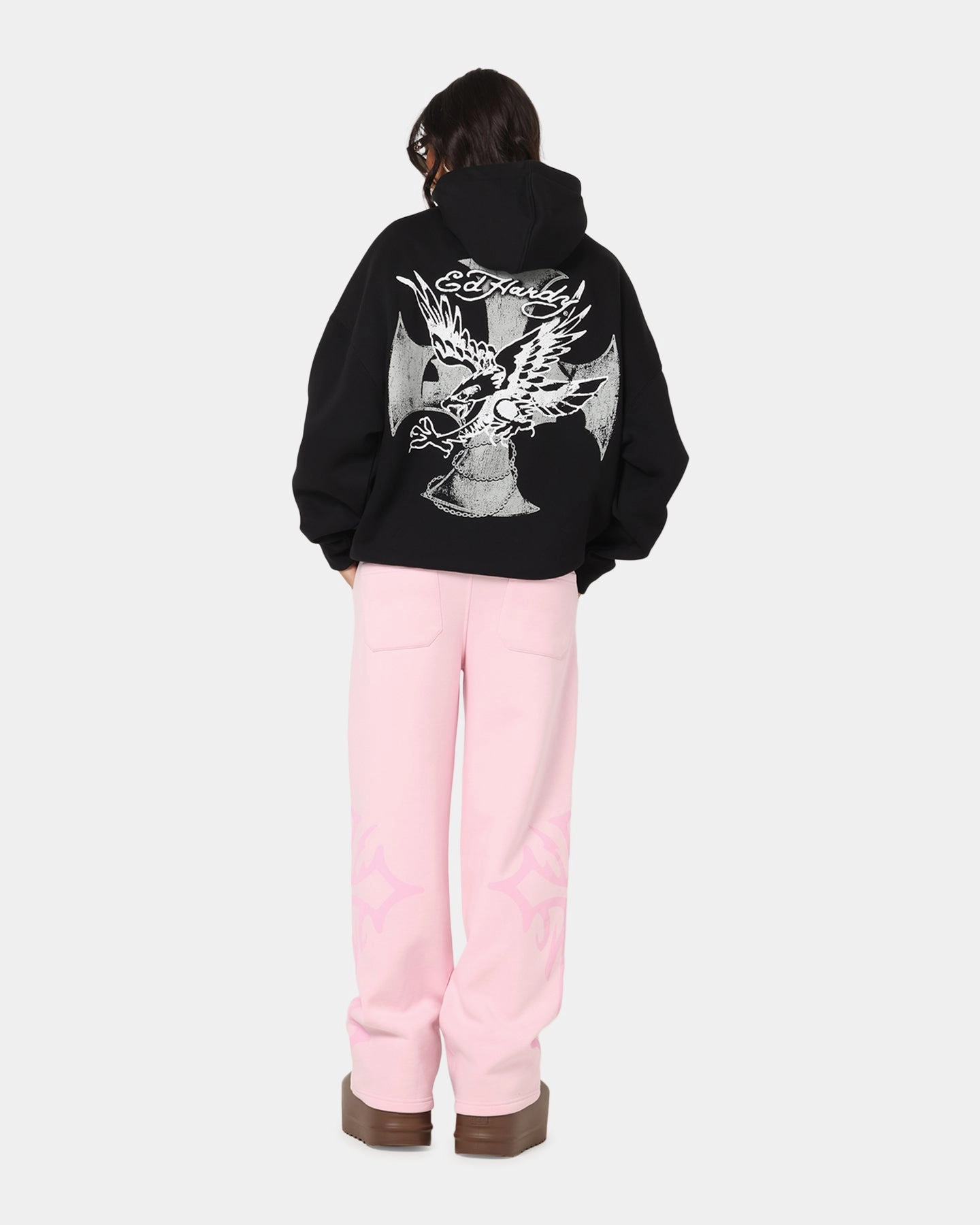 Ed Hardy Flight Hoodie Black Weasel like