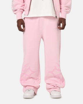 Outdoor Comfort Fit Ed Hardy Trinity Sweatpants Pink