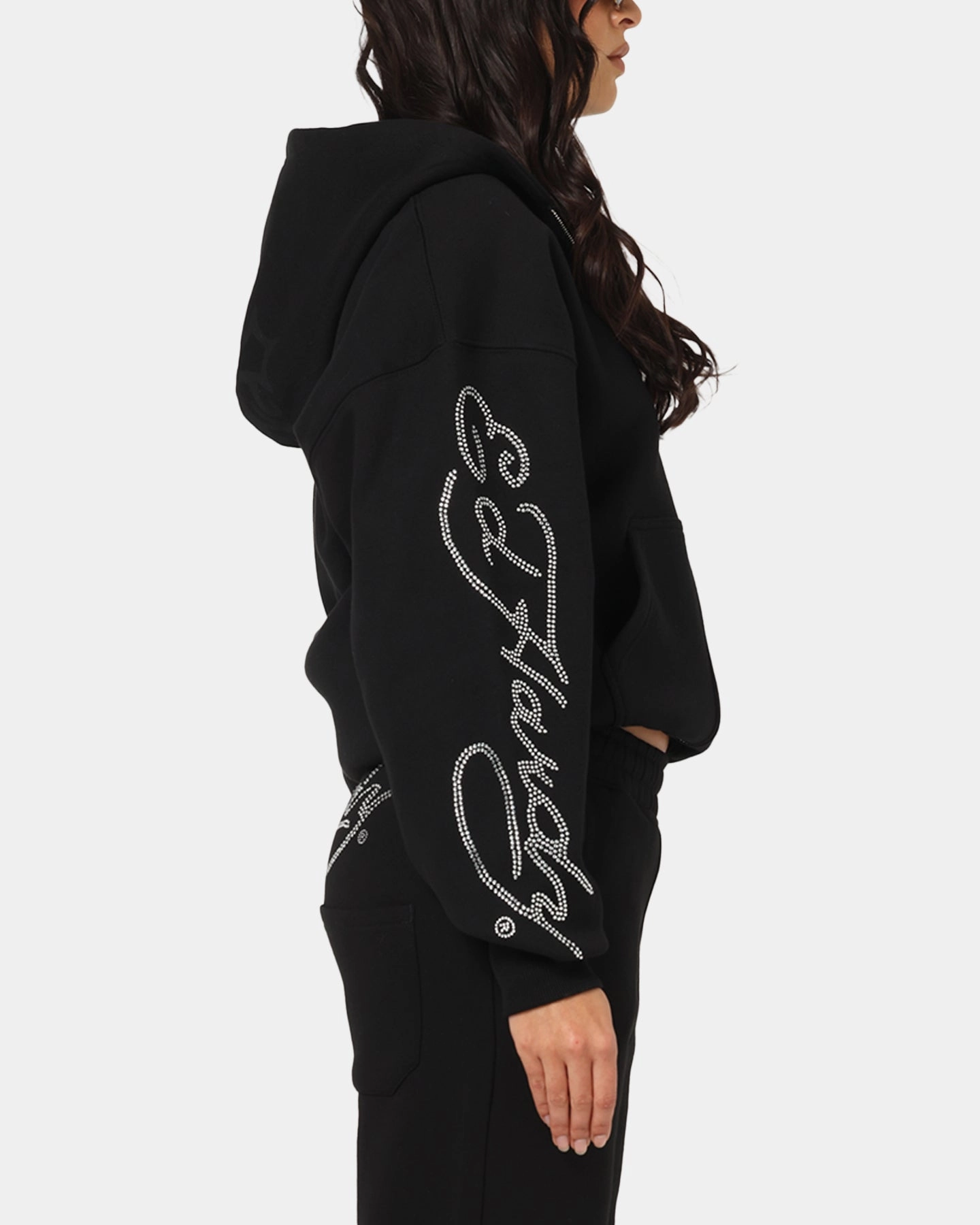 Ed Hardy Trinity Zip Hoodie Black Mountain Wear Freelancer Uniform