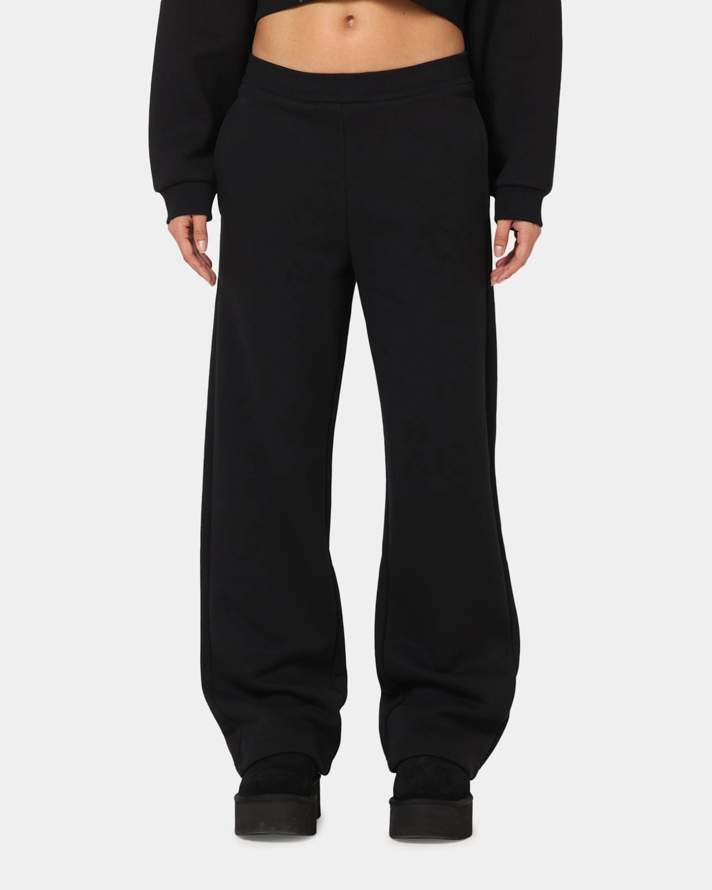 Ed Hardy Women's Butterfly Effect Trackpants Black Relaxed Fashion