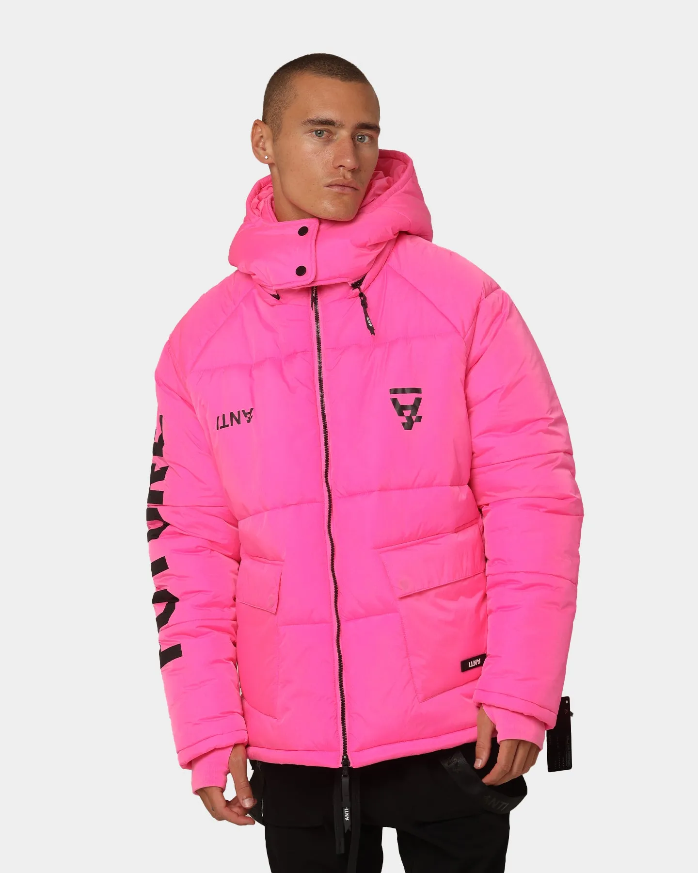 The Anti Order Hyphen ATD Puffer Jacket Lethal Pink Powder