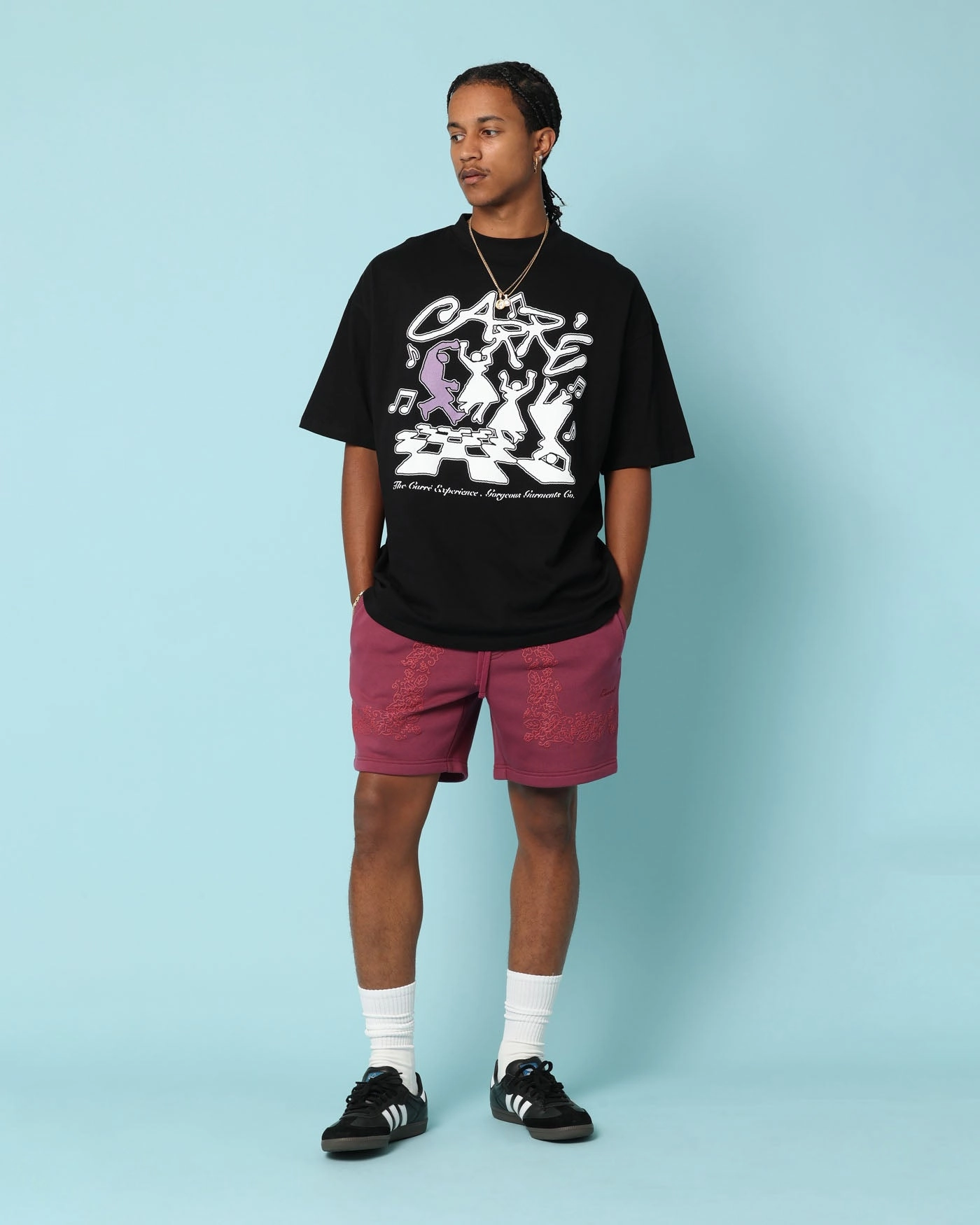 Carr?? Botanical Sweat Shorts Port Wrinkle Free Weave Smooth Flatlock Seams