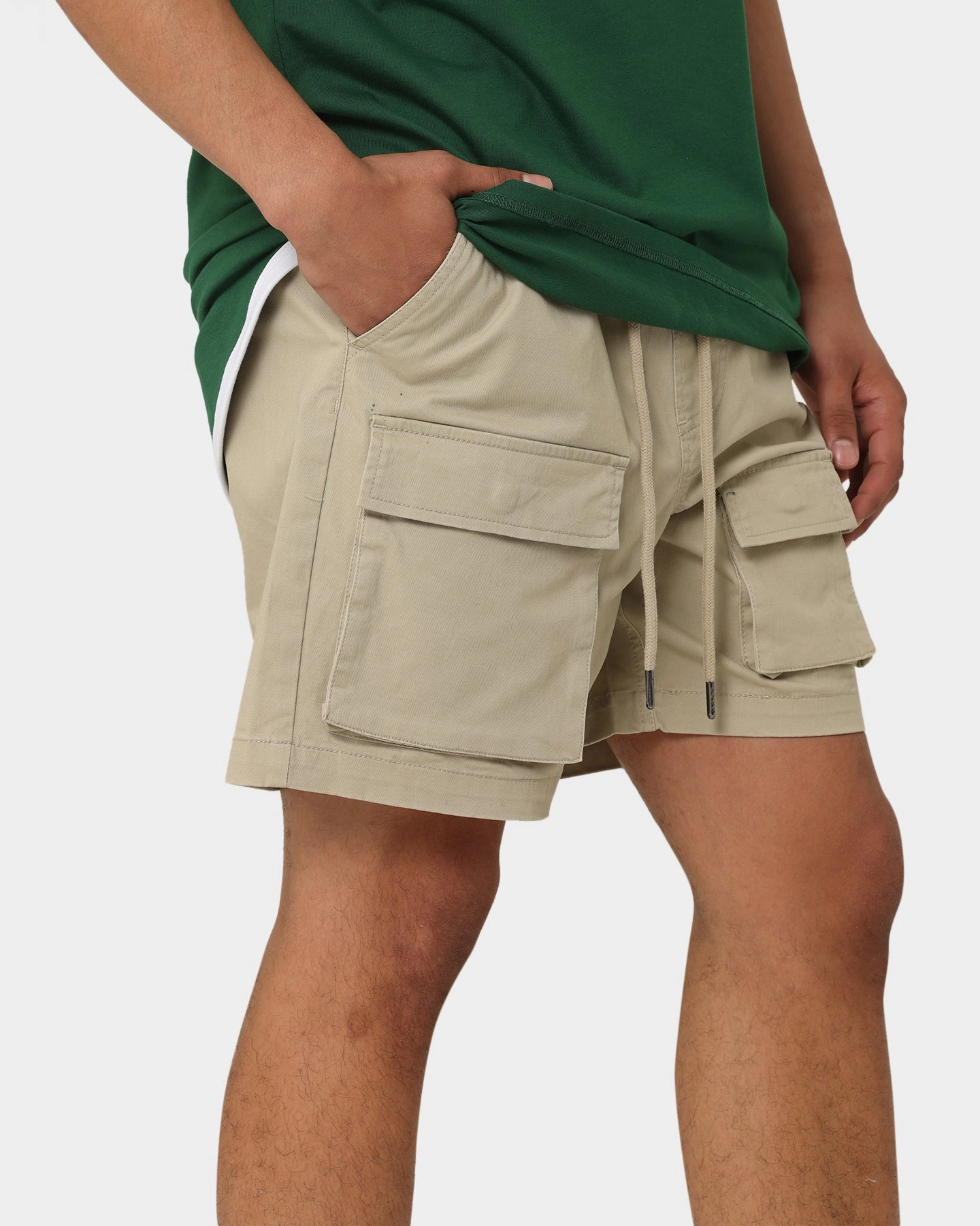 Windproof Design Carr?? Construct Cargo Shorts Stone