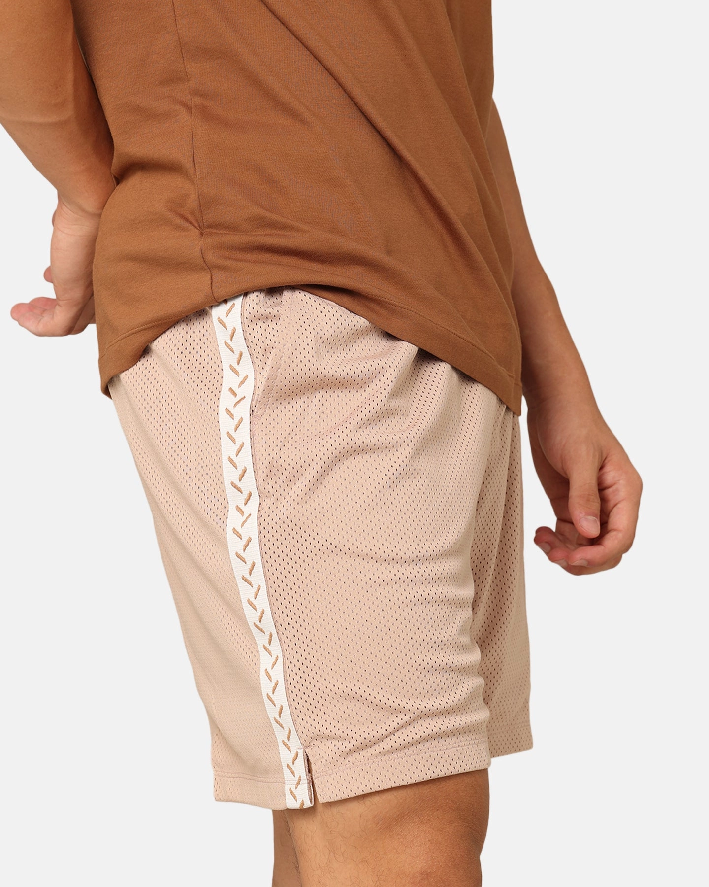 Jordan Flight MVP Mesh Shorts Medium Brown media industry Double Layered Reinforcement