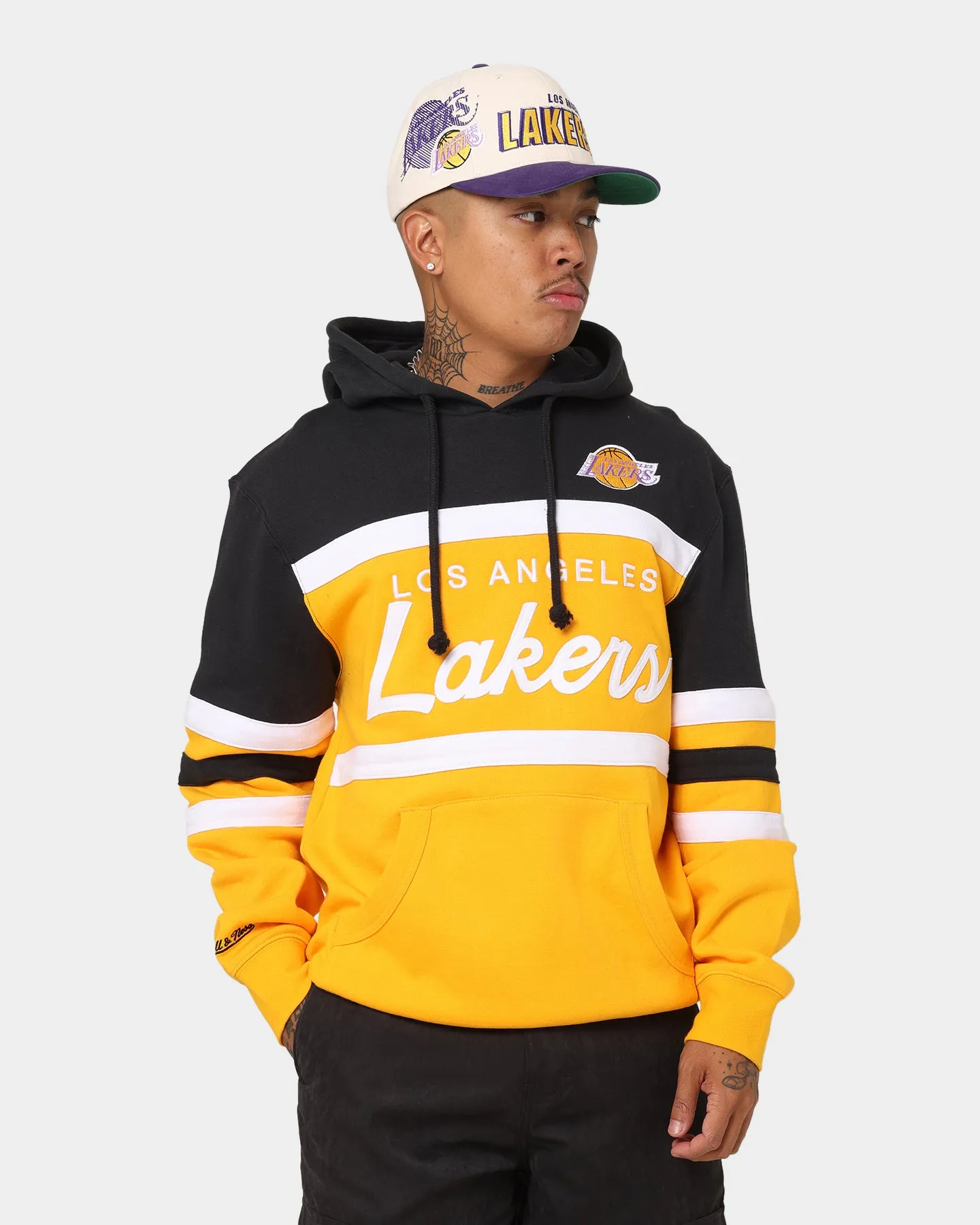 Mitchell & Ness Men's Los Angeles Lakers Head Coach Hoodie Black Bestseller
