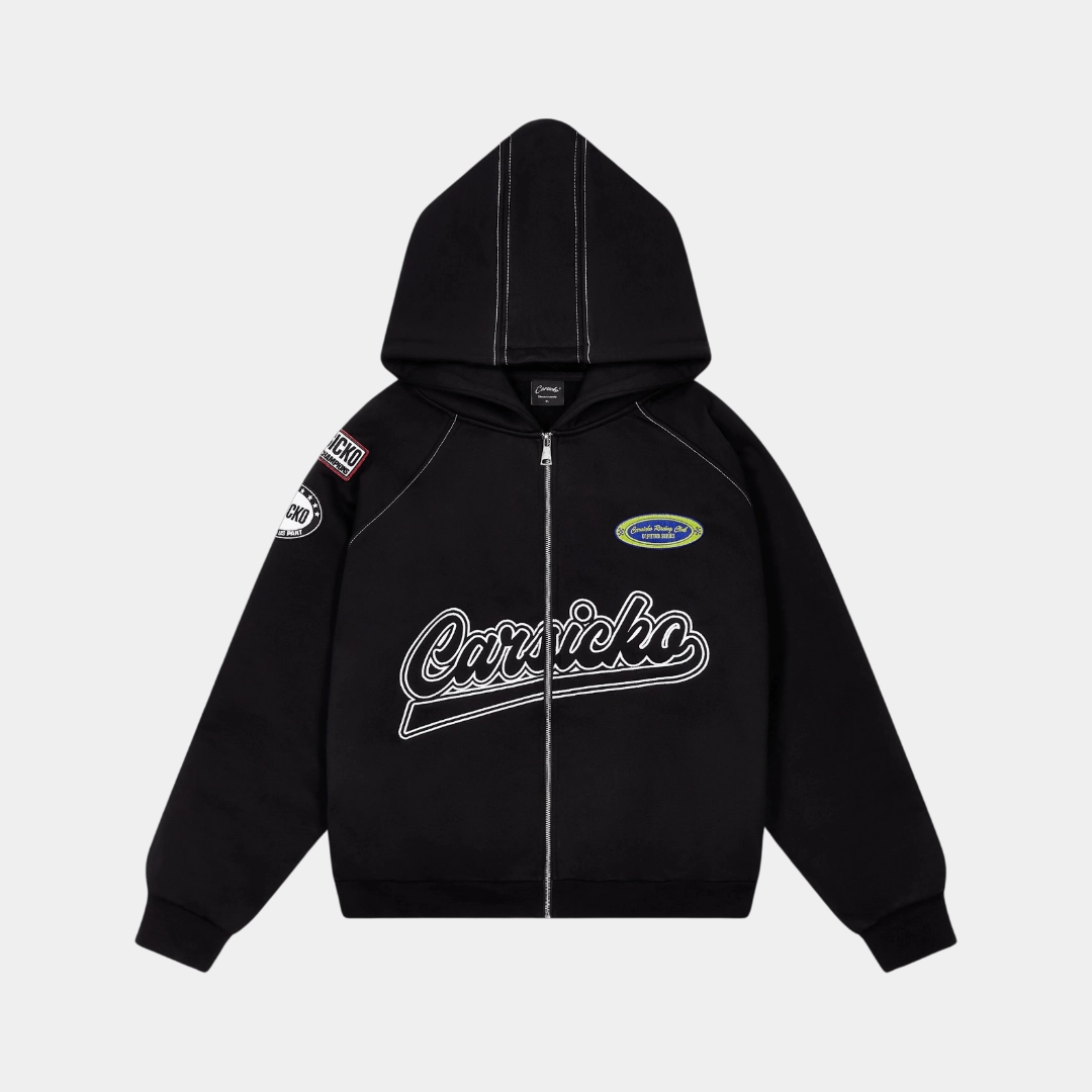 Carsicko Racing Club Hoodie - Black Cardio