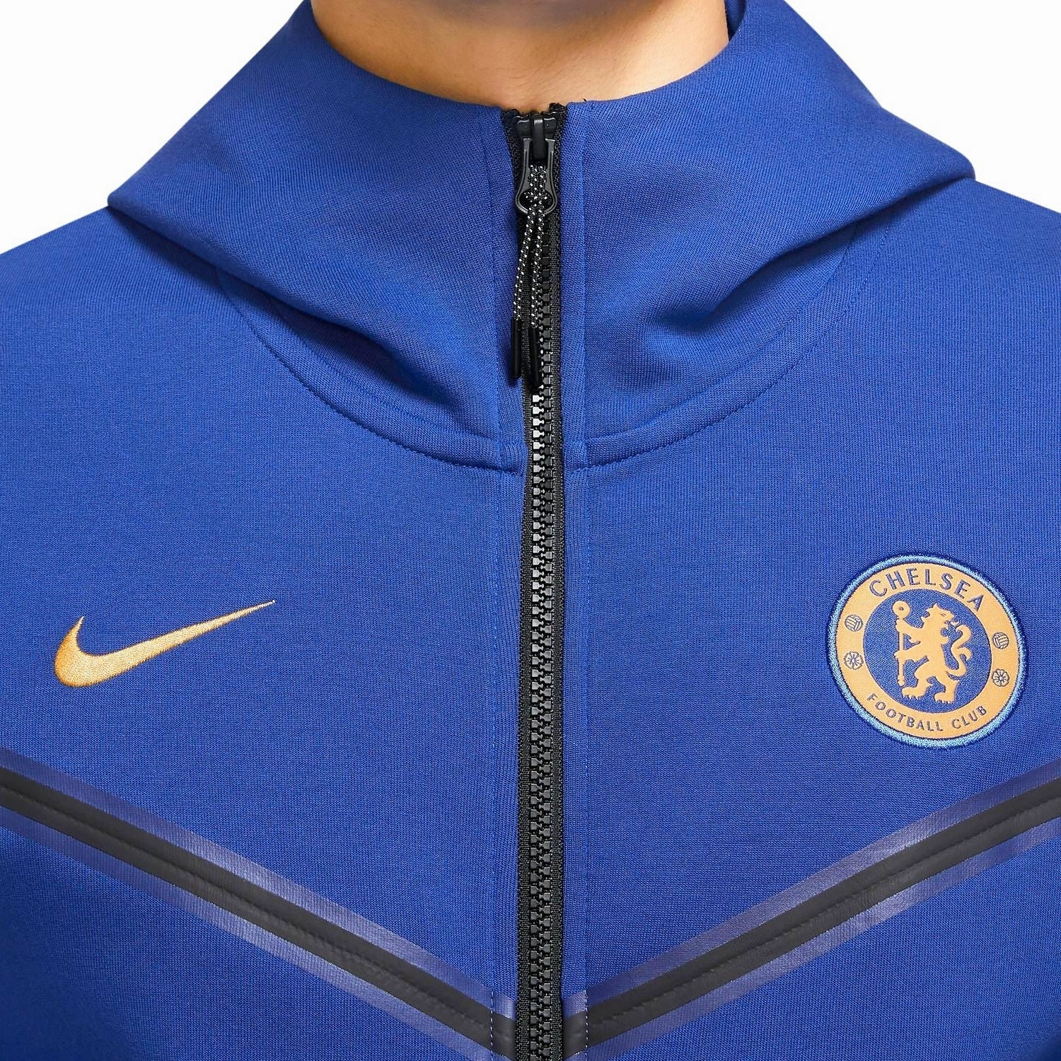 ChafeFree Zippers organic materials Chelsea FC Tech Fleece presentation tracksuit 2023/24 - Nike