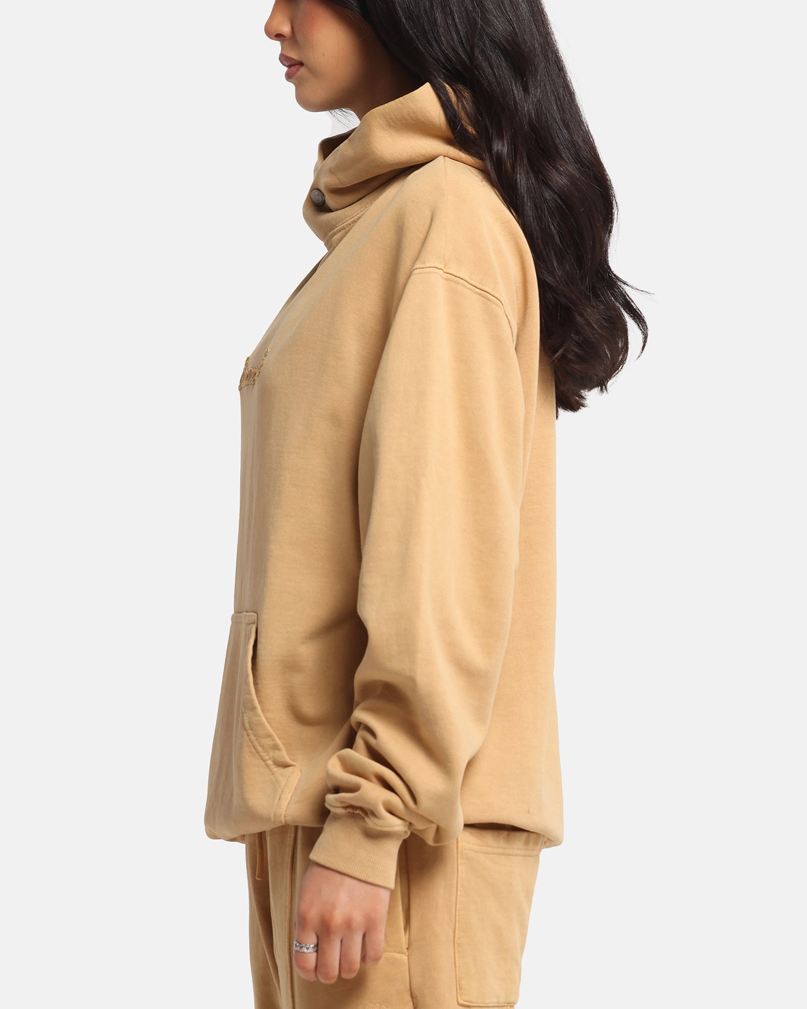 Dreamville Tonal Hoodie Sand Wash Raglan Sleeve Construction
