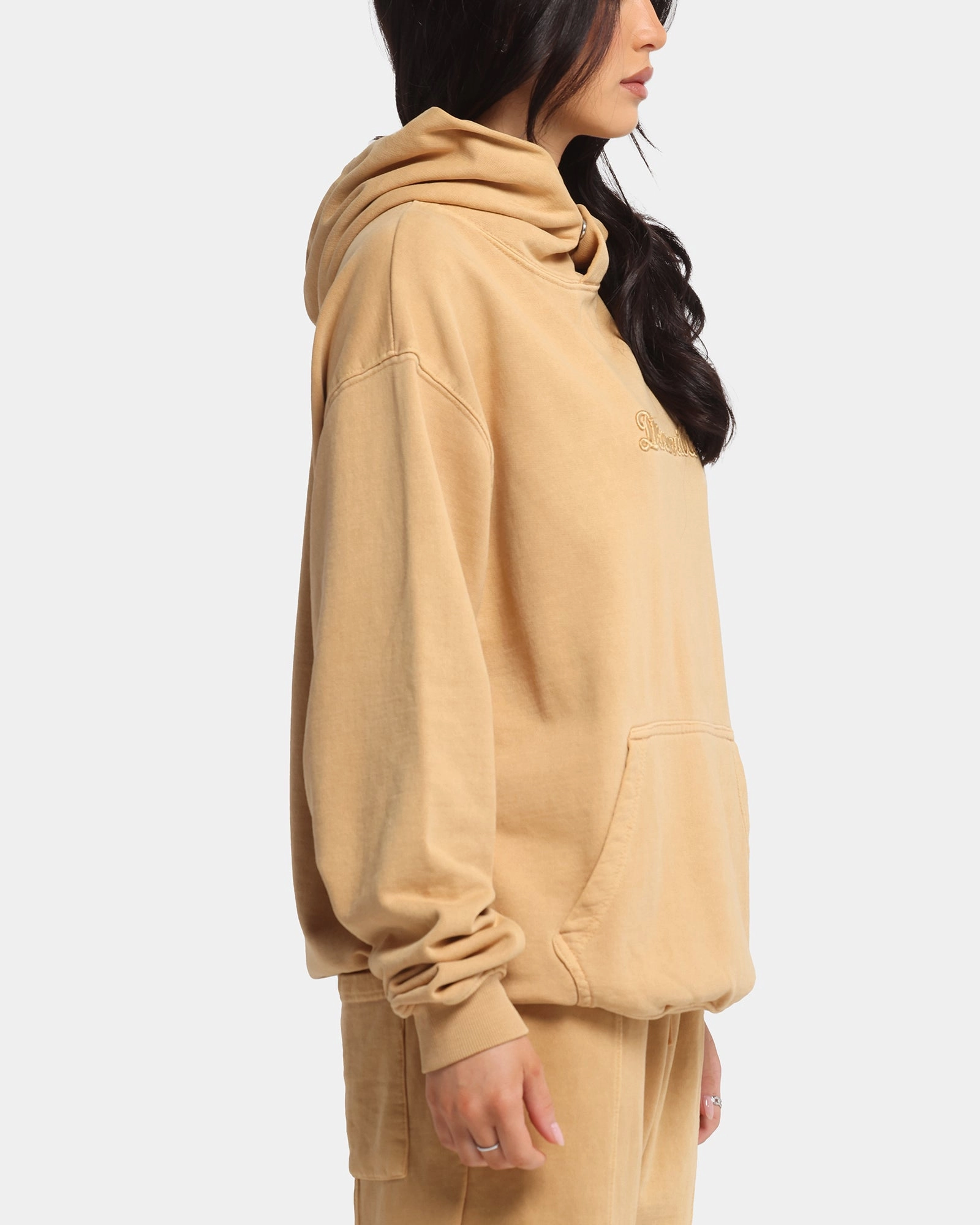 Social Media Worthy Machine washable Dreamville Tonal Hoodie Sand Wash