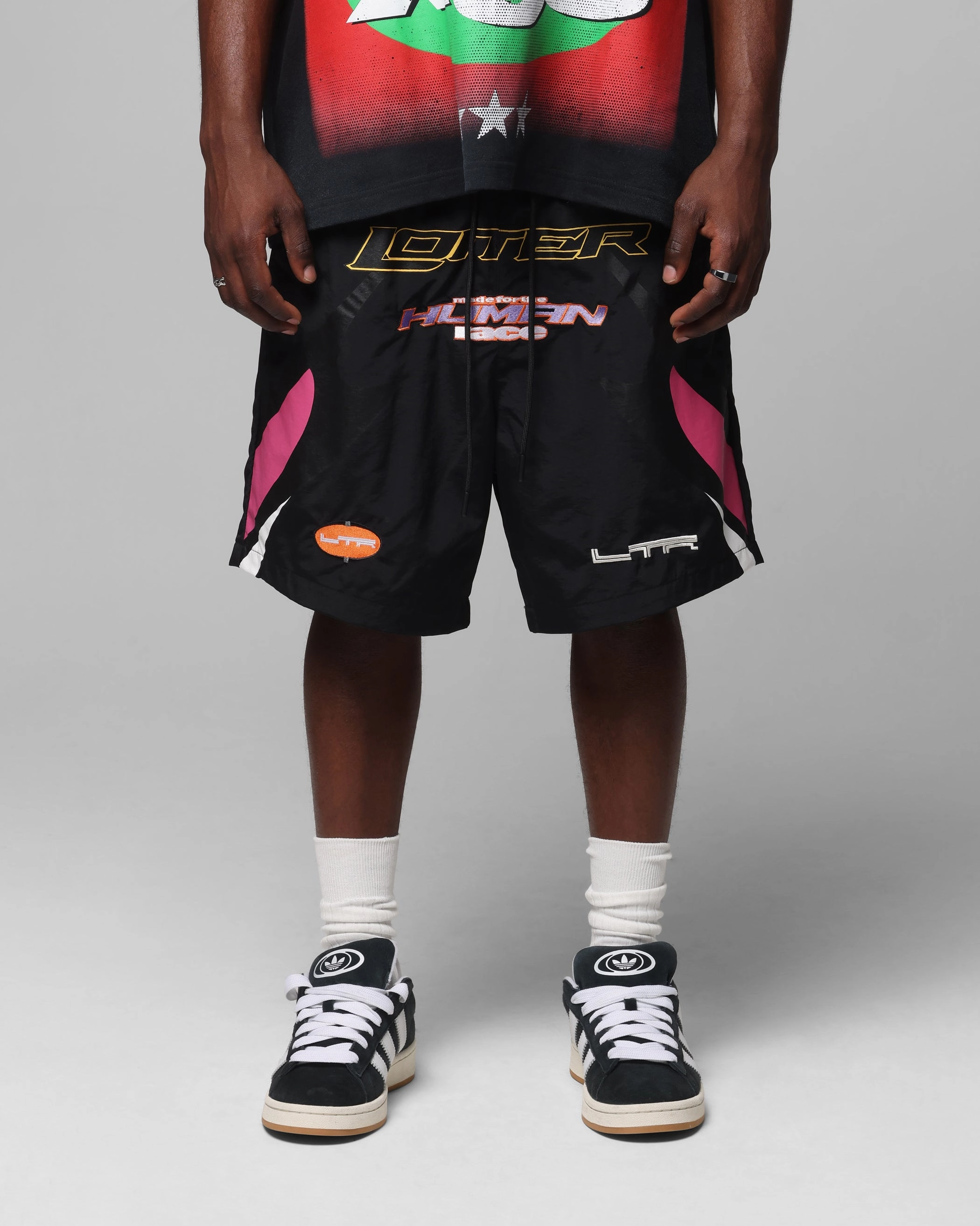 Loiter Motorway Walk Shorts Black homecoming