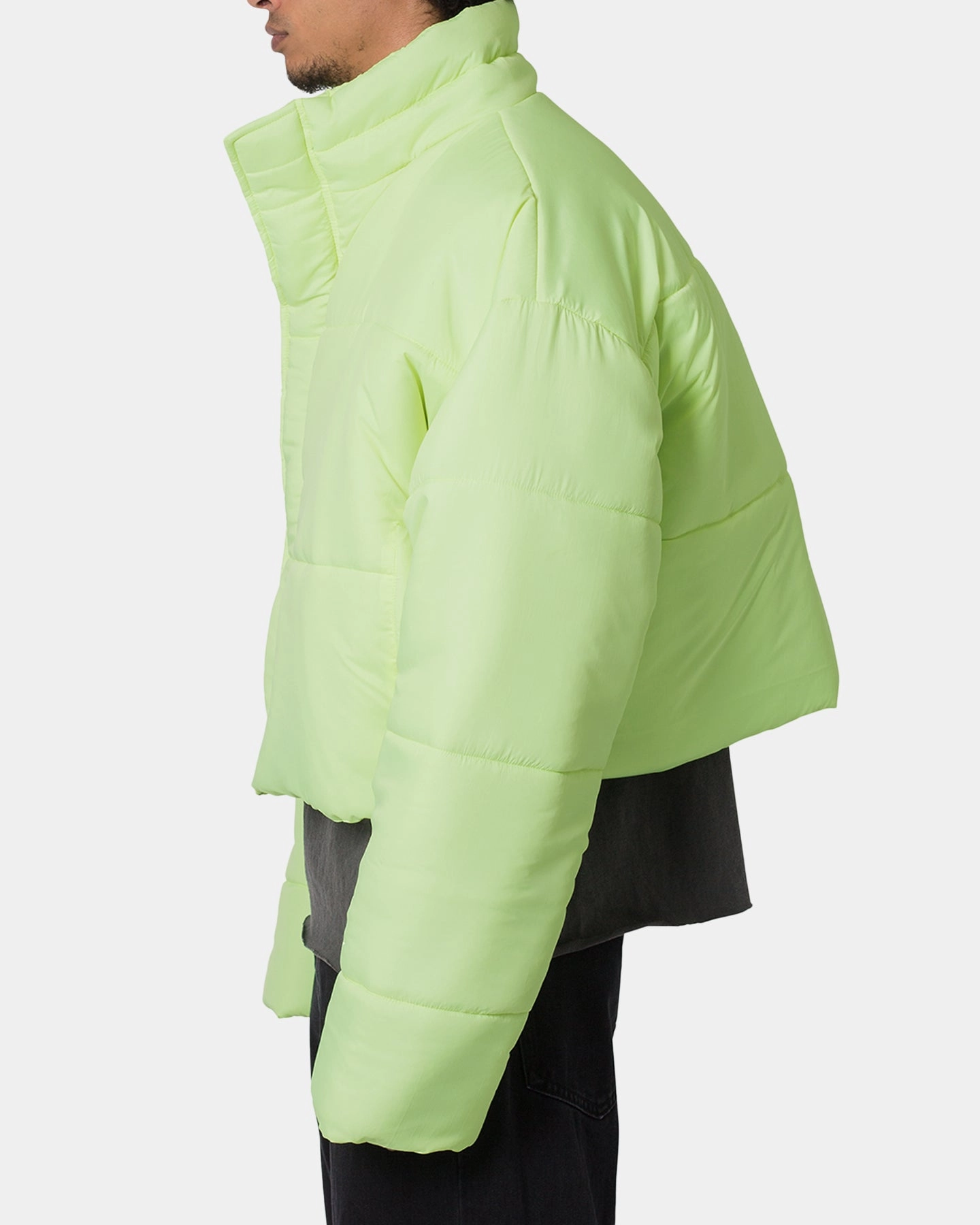 Spark MNML Cropped Puffer II Jacket Green