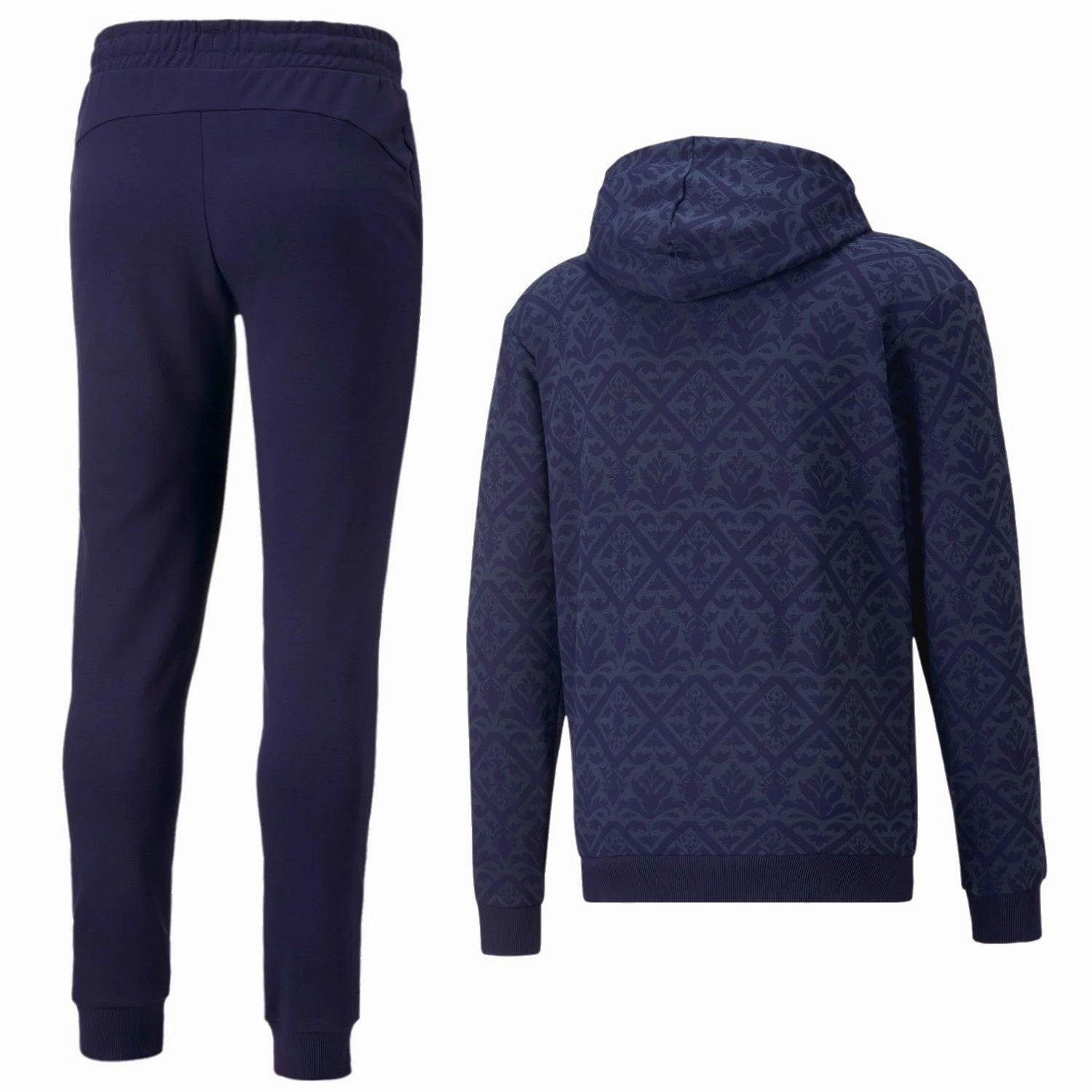 Reinforced Knees Italy Euro Winner graphic presentation tracksuit 2021/22 navy - Puma