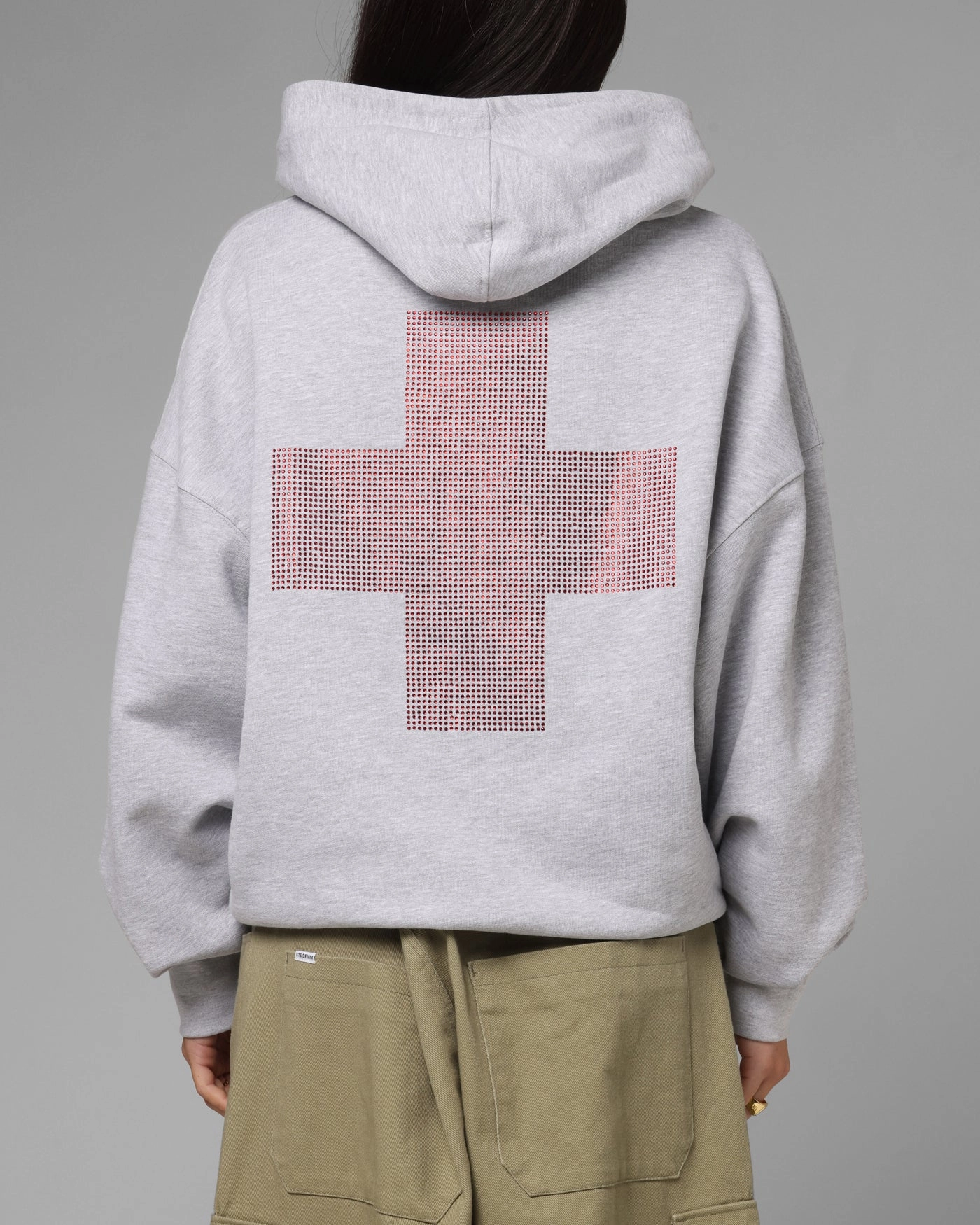 Loiter Drop Out Zip Hoodie Grey Limited Edition