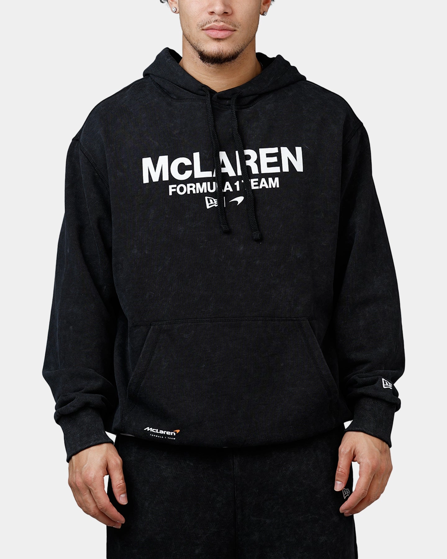 brand - new New Era X Mclaren Hoodie Black