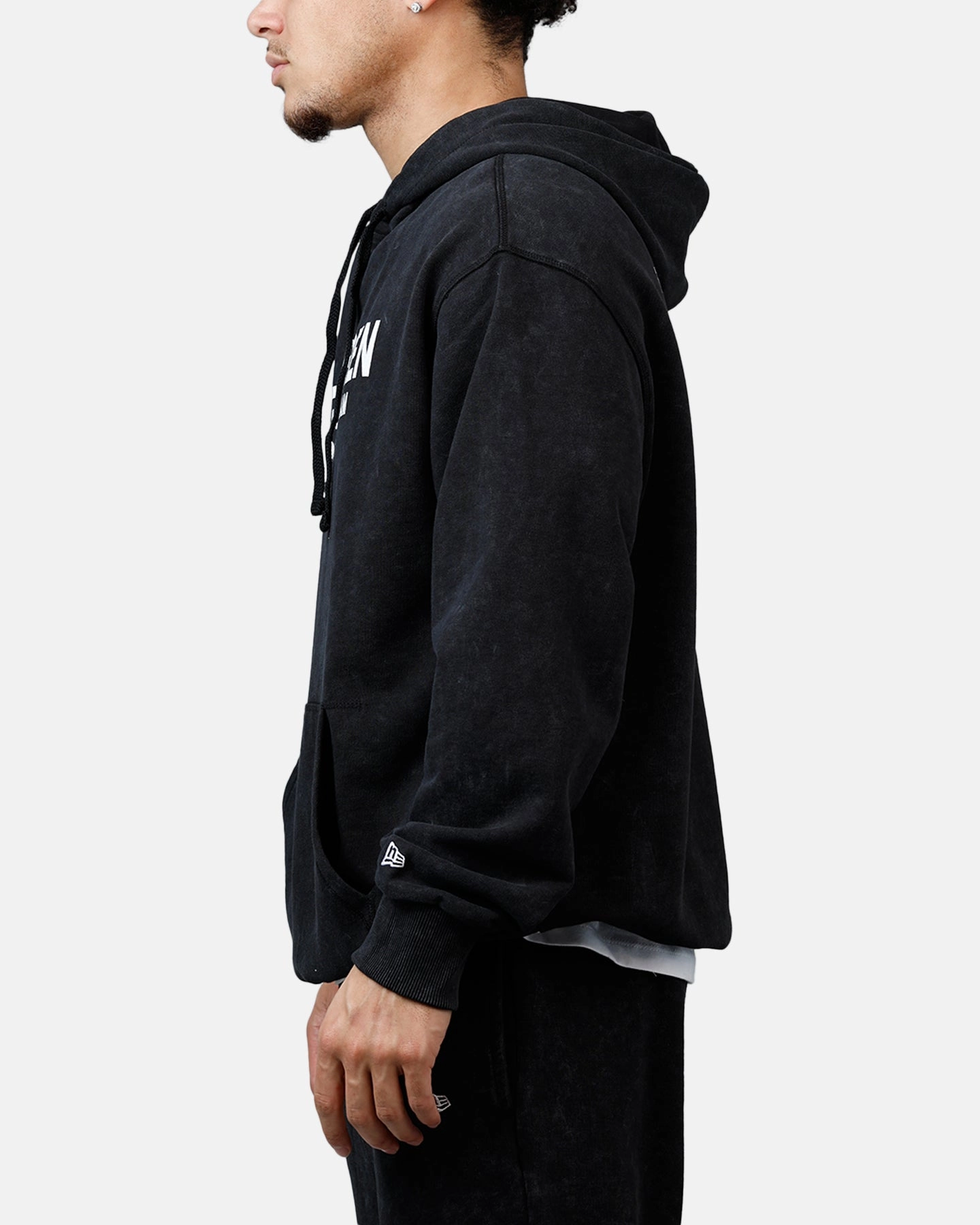 New Era X Mclaren Hoodie Black Bonded Shoulder Guards
