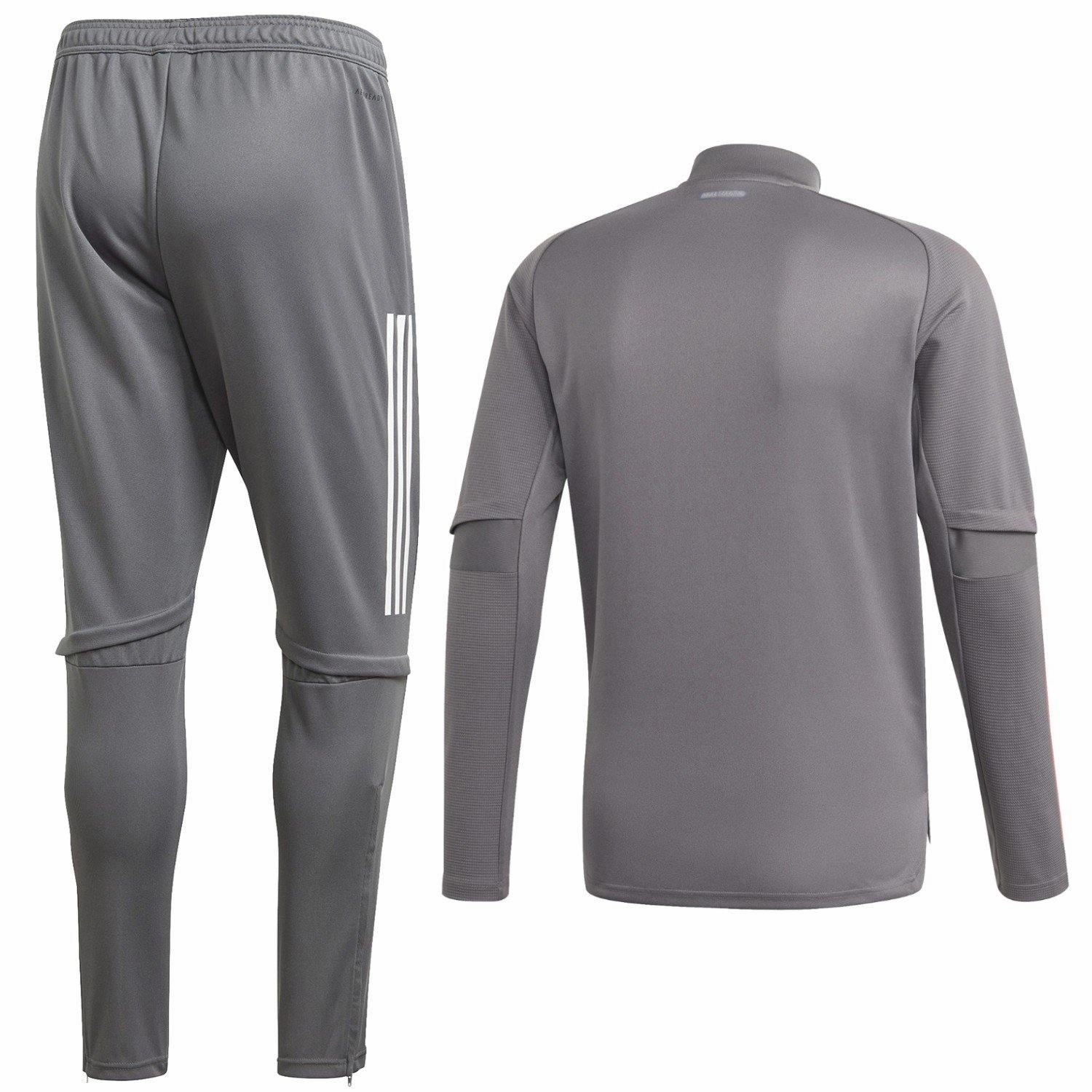 SweatGuard Barrier Full Flex Real Madrid soccer grey technical training tracksuit 2020/21 - Adidas