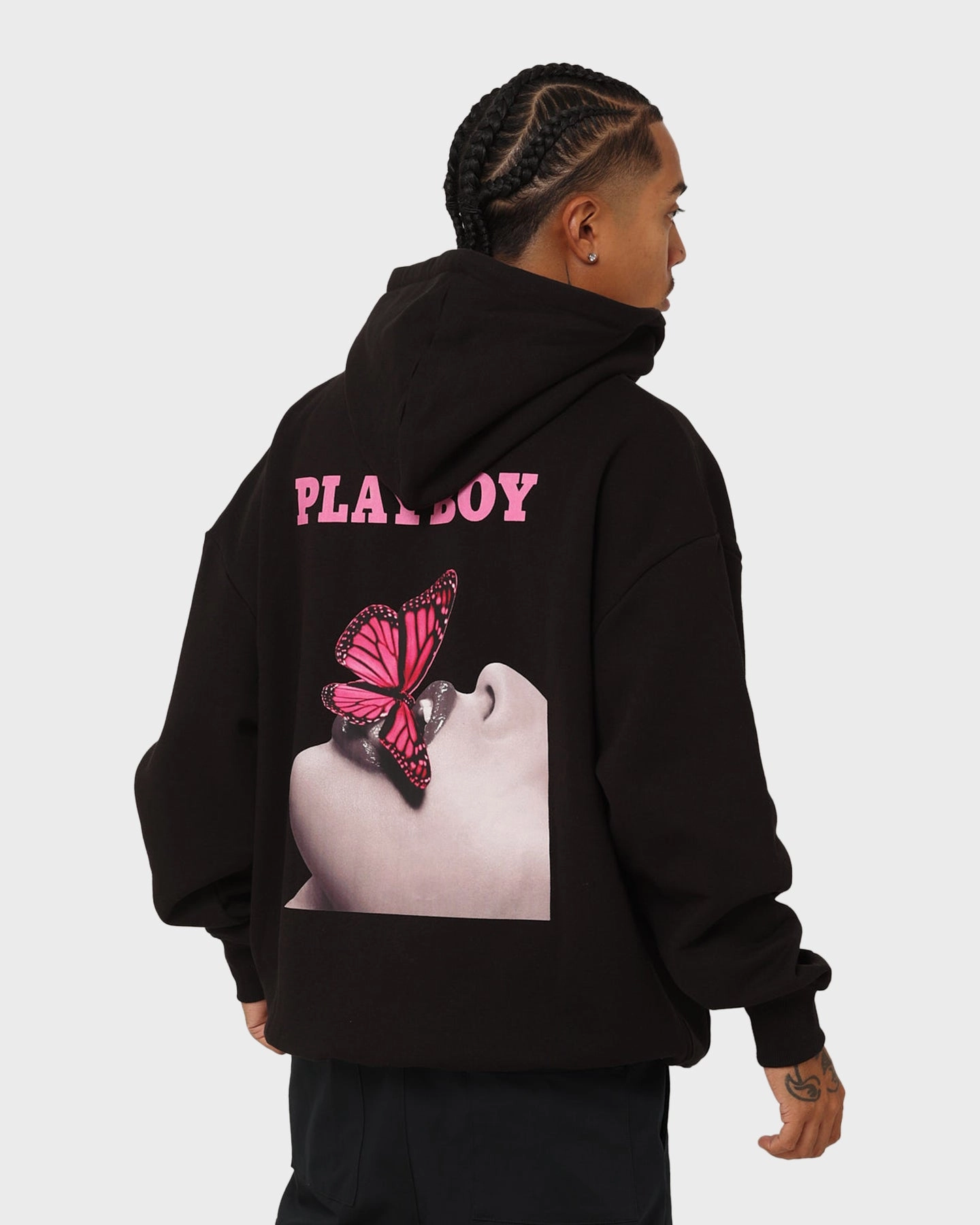 Motivate Playboy November '13 Monotone Hoodie Black Magenta