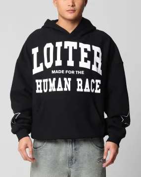 Loiter Training Day Hoodie Black comfort enhancer