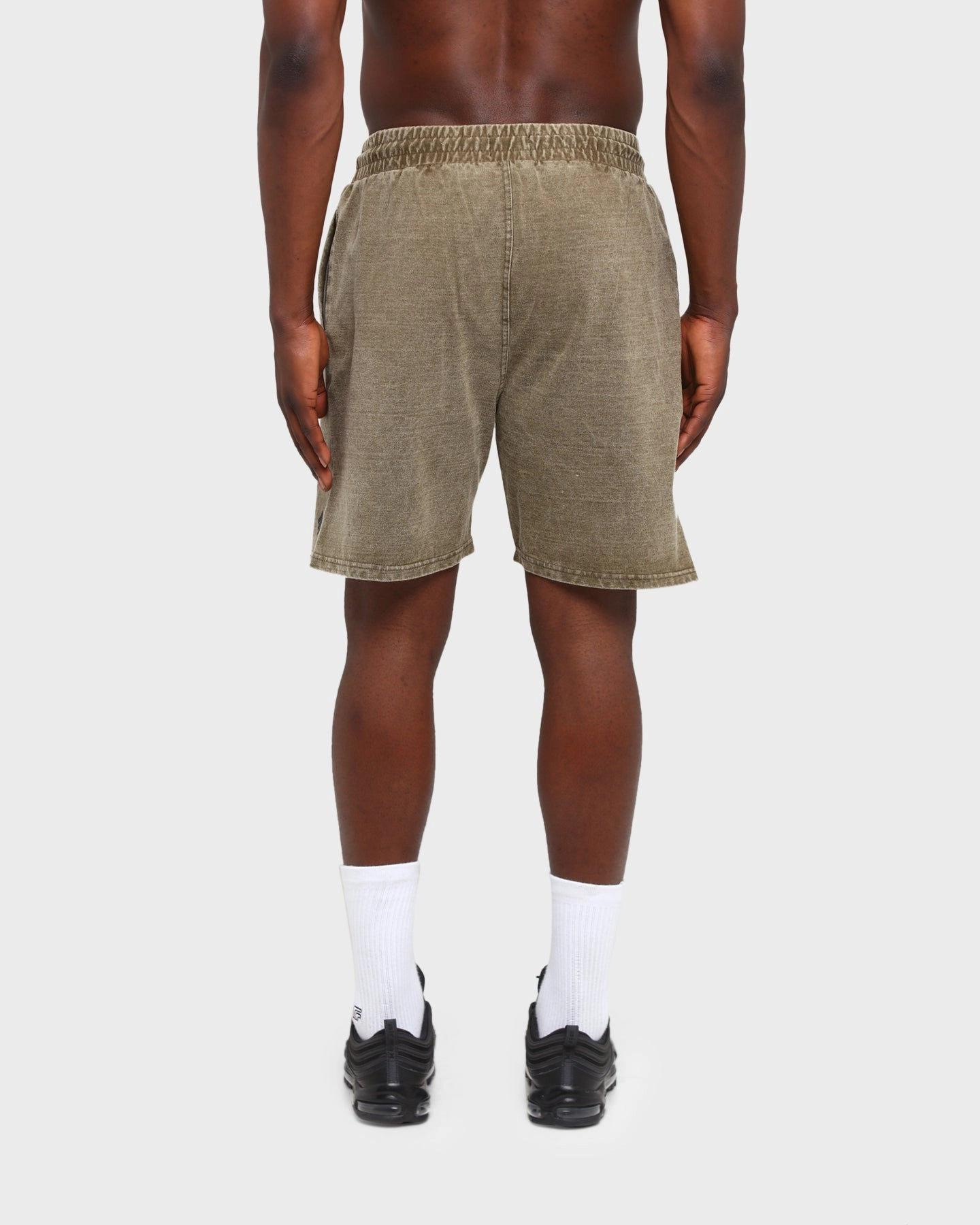 Low Profile Waistband Elevn Clothing Co. VTG Washed Shorts Forest