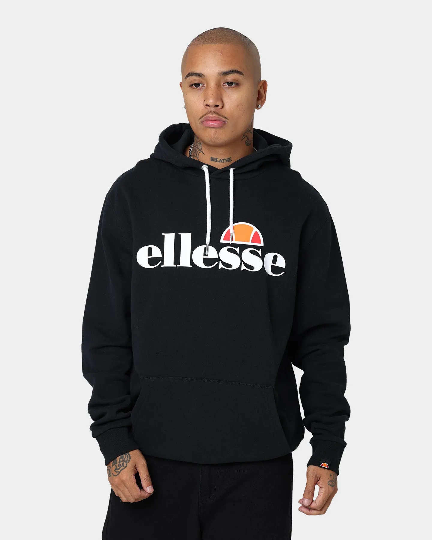 Ellesse SL Gottero Hoodie Black Mascara