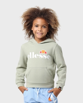 Ellesse Kids' Jero OH Hoodie Green platform