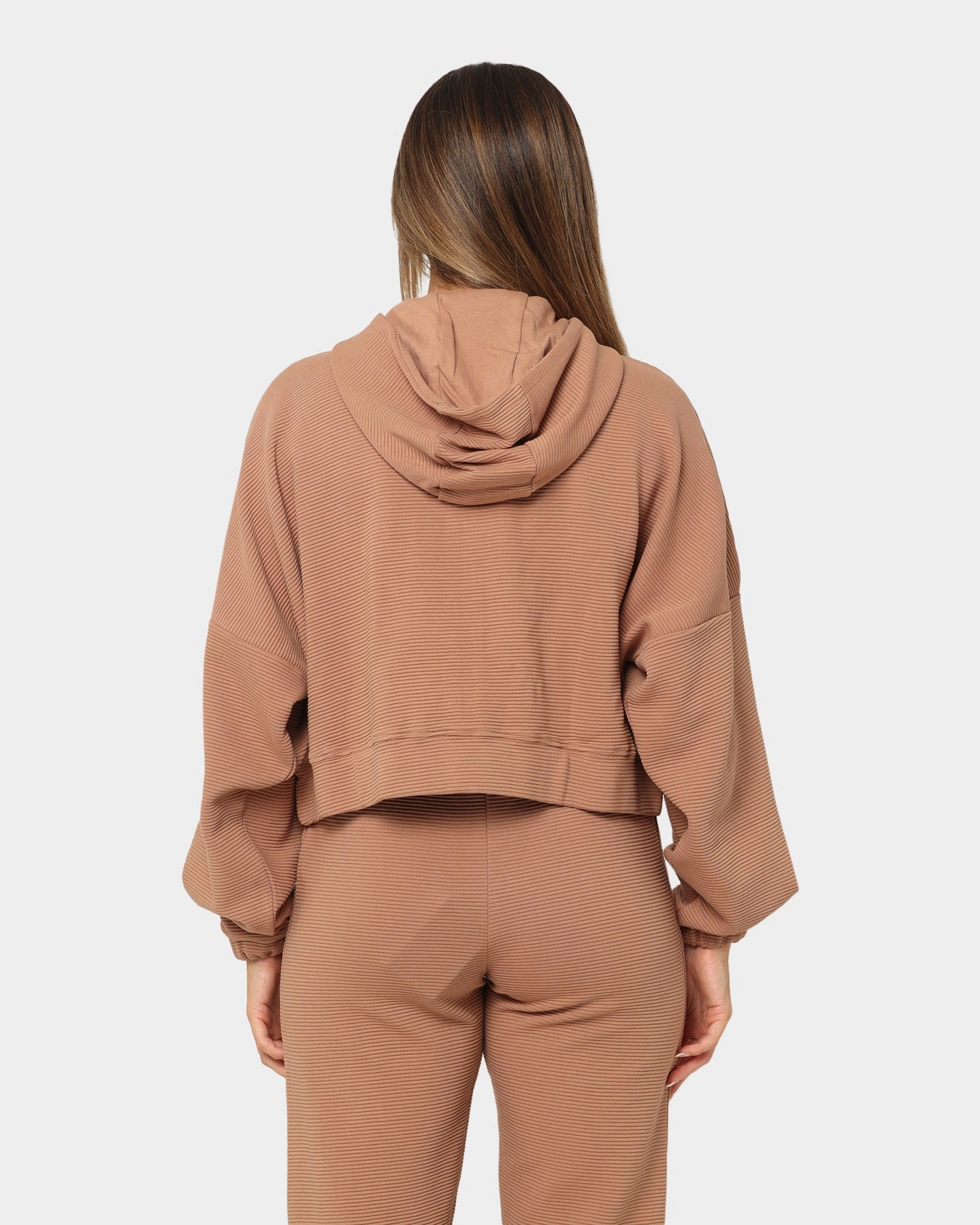 Street Chic Ellesse Women's Campenelle Cropped Hoodie Brown