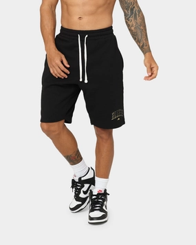 Ellesse Yale Shorts Black/Gold Comfortable Waistband Adaptive Tension Control