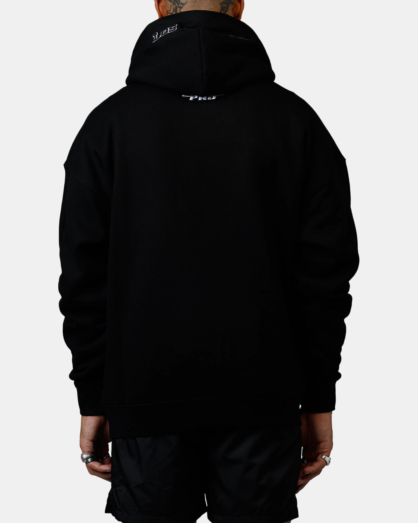 Pro Standard Los Angeles Dodgers Chenille Hoodie Black cold - weather essential