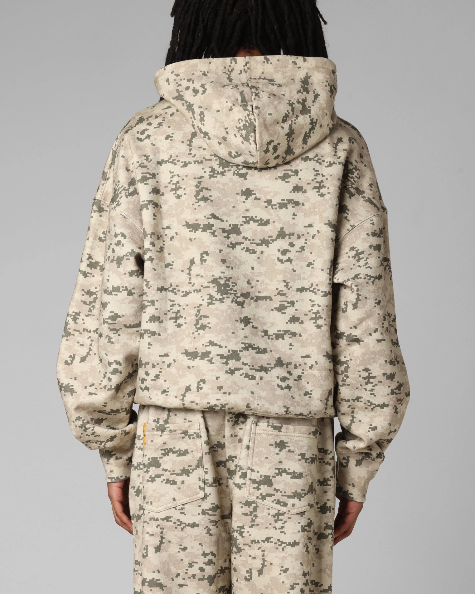 Loiter Hybrid Premium Hoodie Digi Camo French Terry Cloth