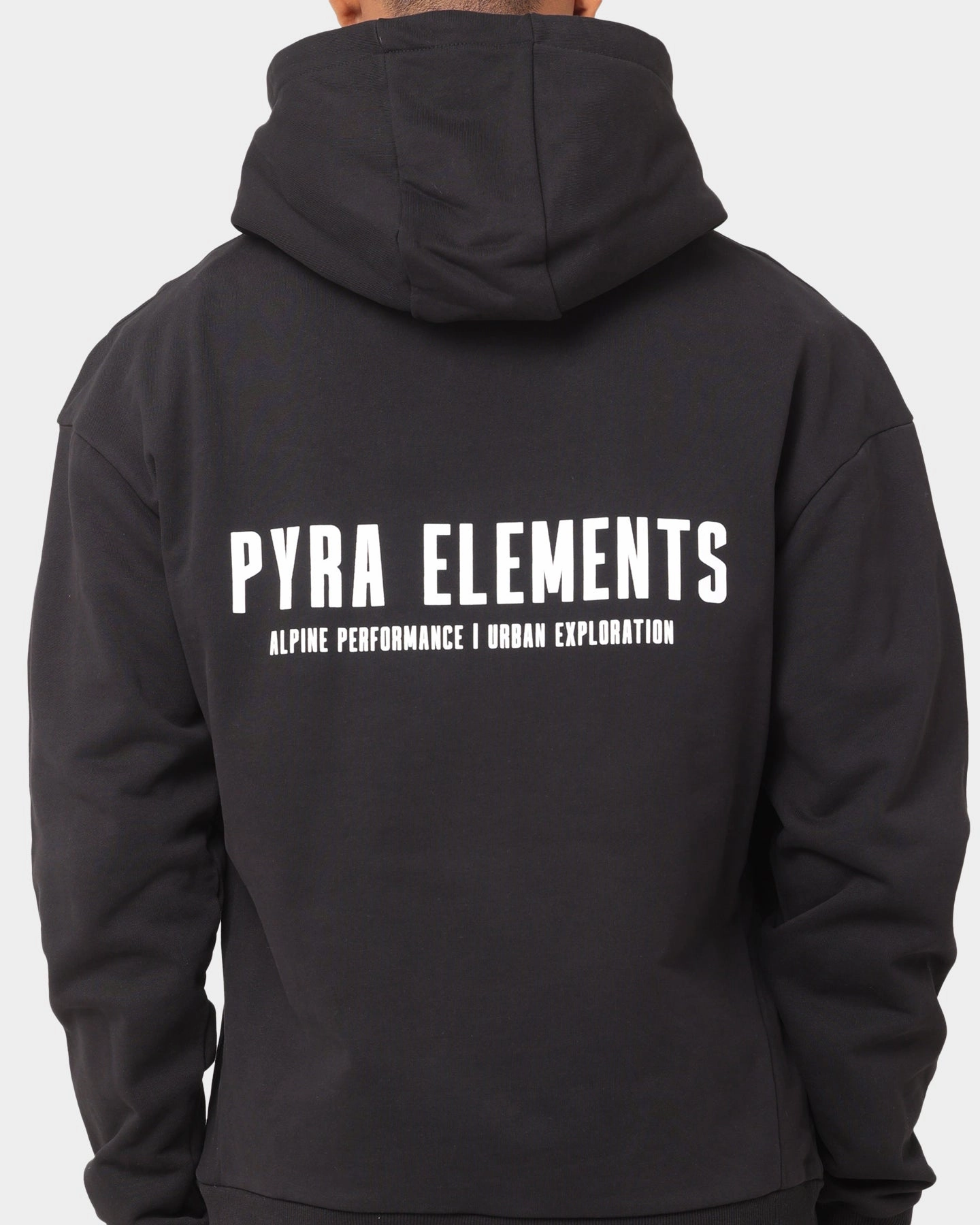 PYRA Legacy Hoodie Black/White Clean Cut