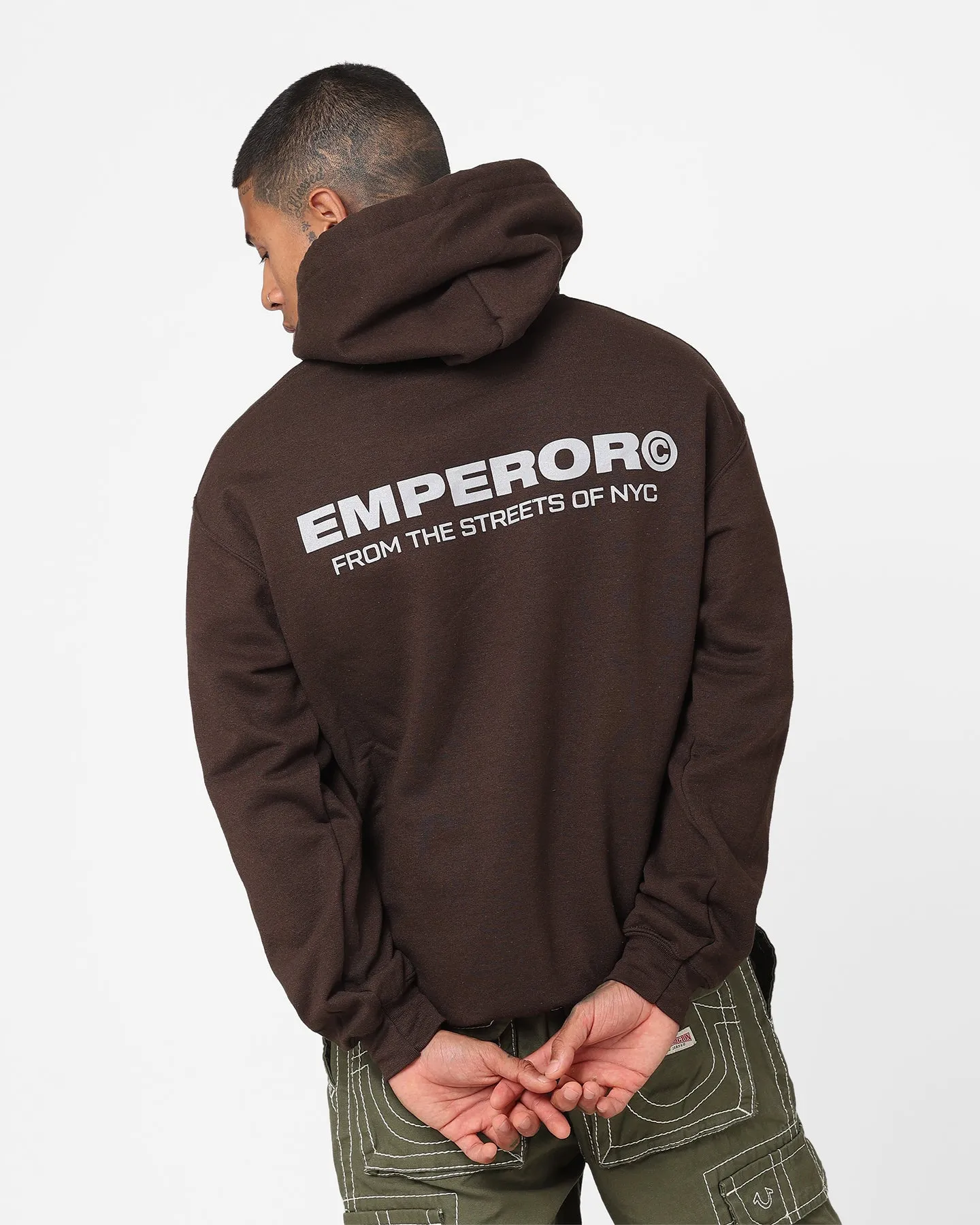 Donate Emperor Apparel The Streets Hoodie Brown